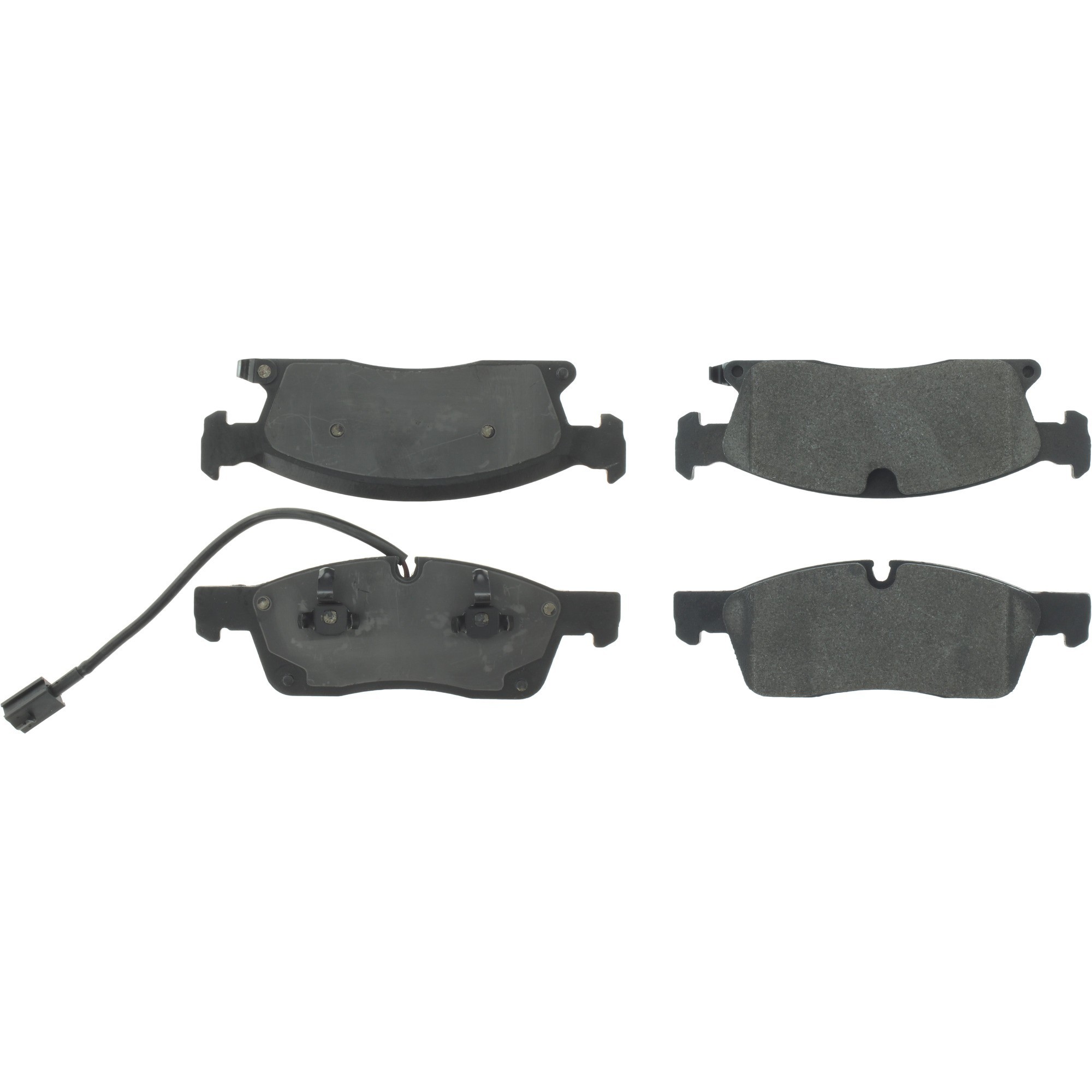 Centric Premium Semi-Metallic Brake Pads with Shims
