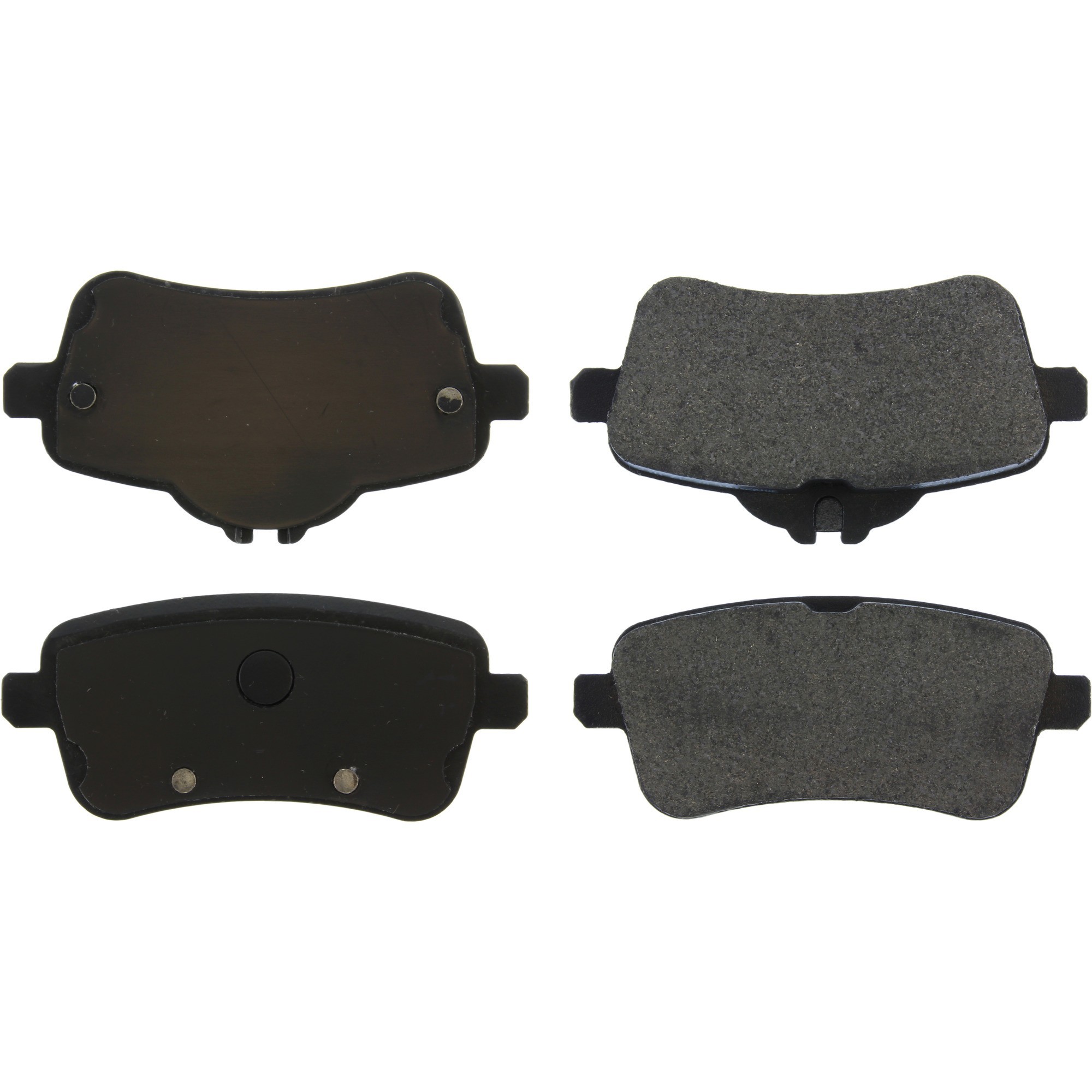 Centric Premium Semi-Metallic Brake Pads with Shims and Hardware