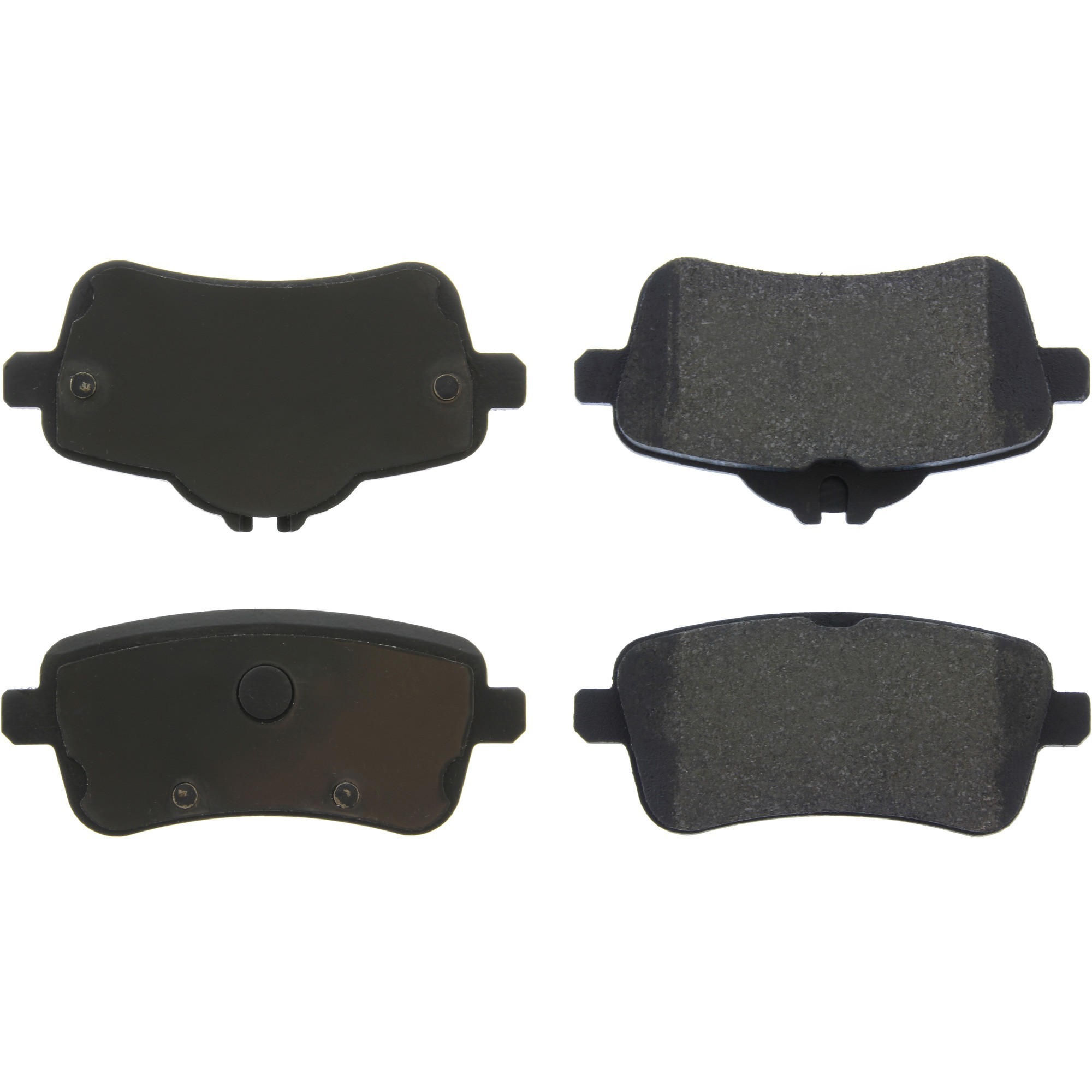 Centric Premium Semi-Metallic Brake Pads with Shims
