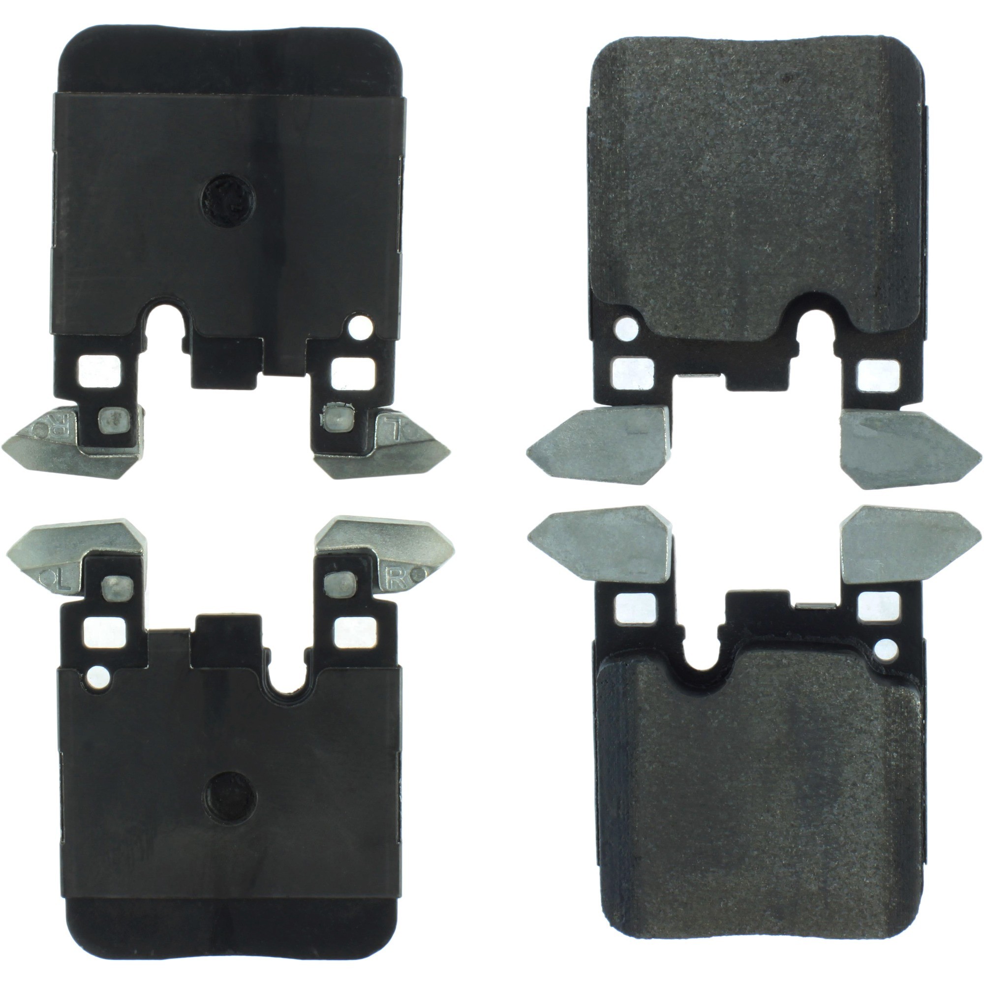 Centric Premium Semi-Metallic Brake Pads with Shims and Hardware