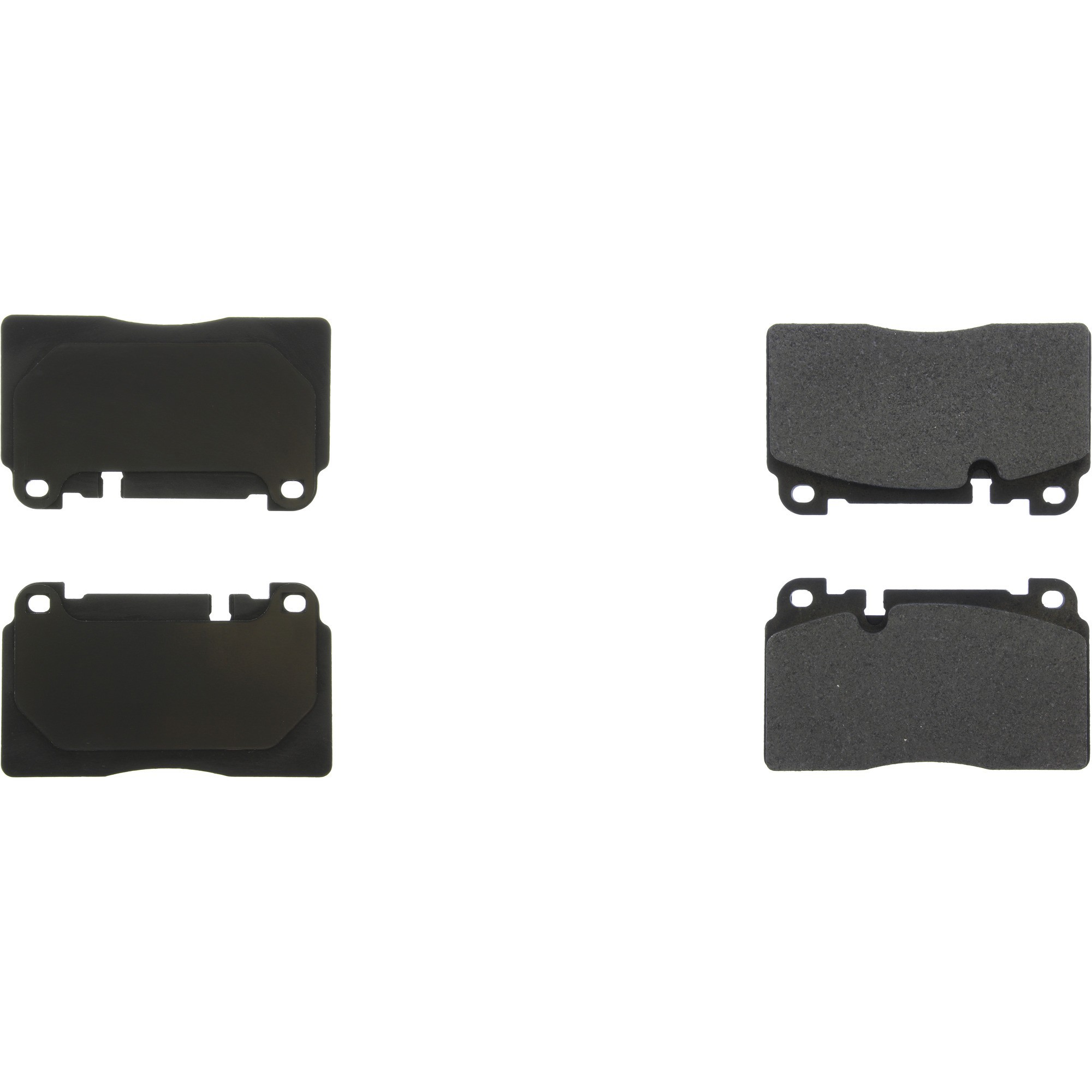 Centric Premium Semi-Metallic Brake Pads with Shims and Hardware