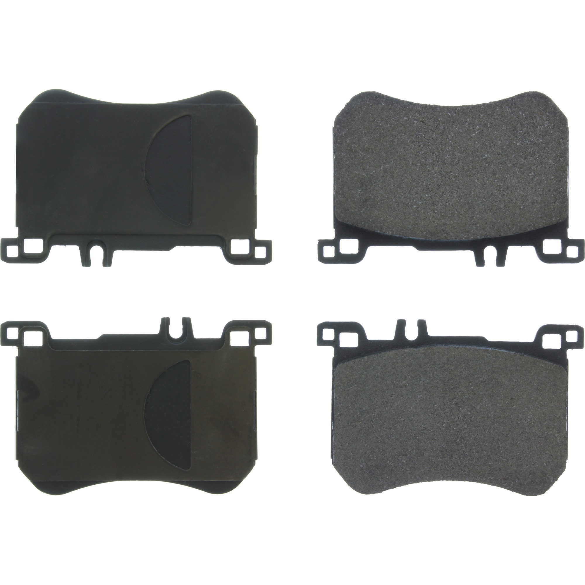 Centric Premium Semi-Metallic Brake Pads with Shims and Hardware