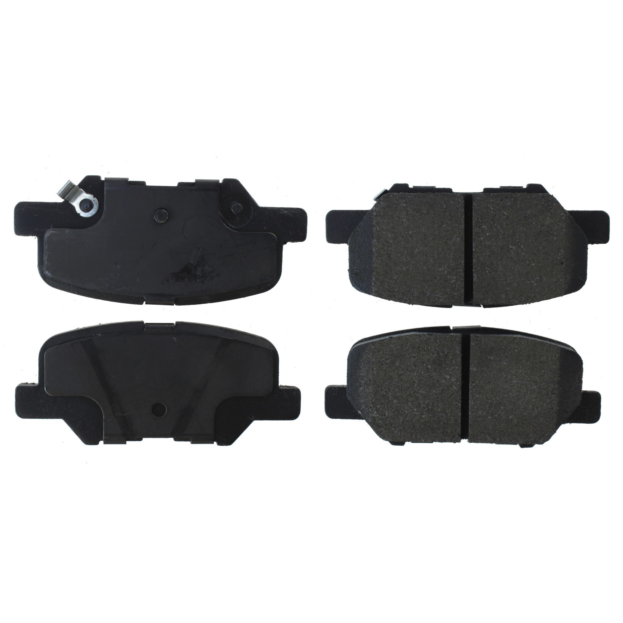 Centric Premium Semi-Metallic Brake Pads with Shims and Hardware