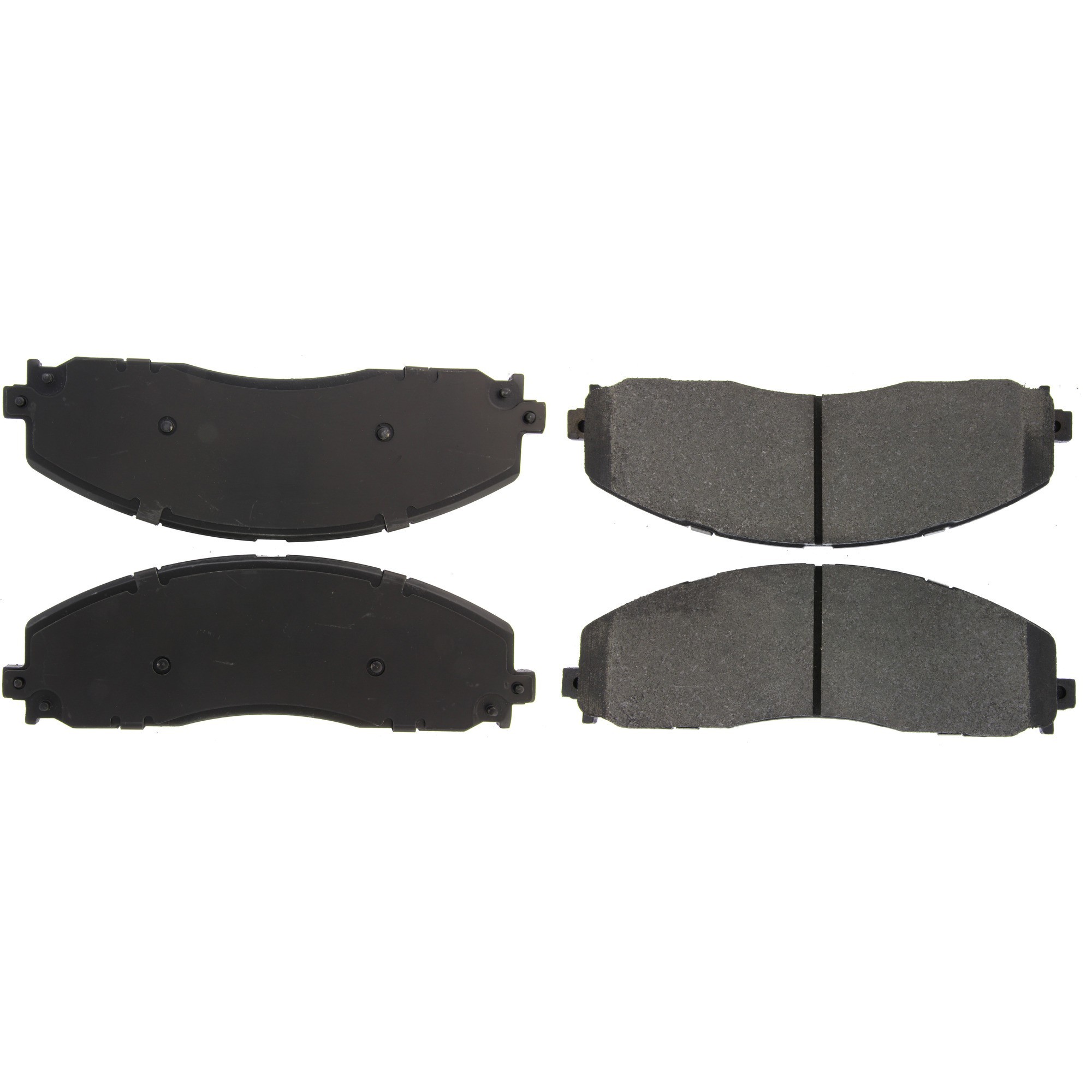 Centric Premium Semi-Metallic Brake Pads with Shims and Hardware