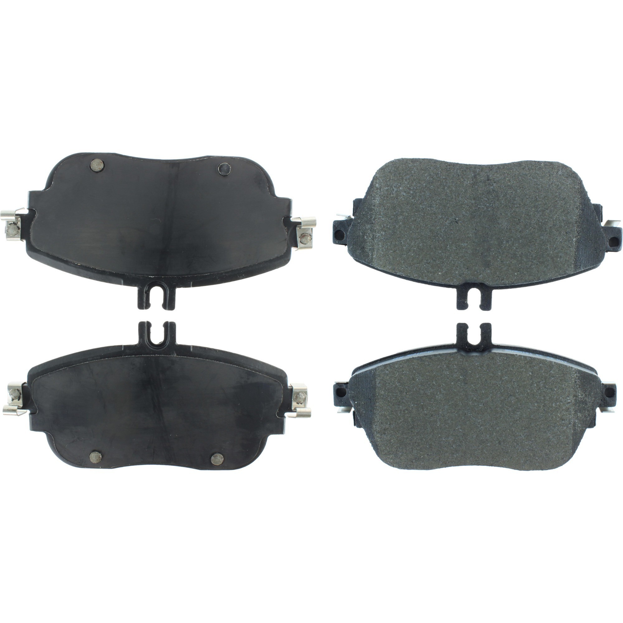 Centric Premium Semi-Metallic Brake Pads with Shims and Hardware