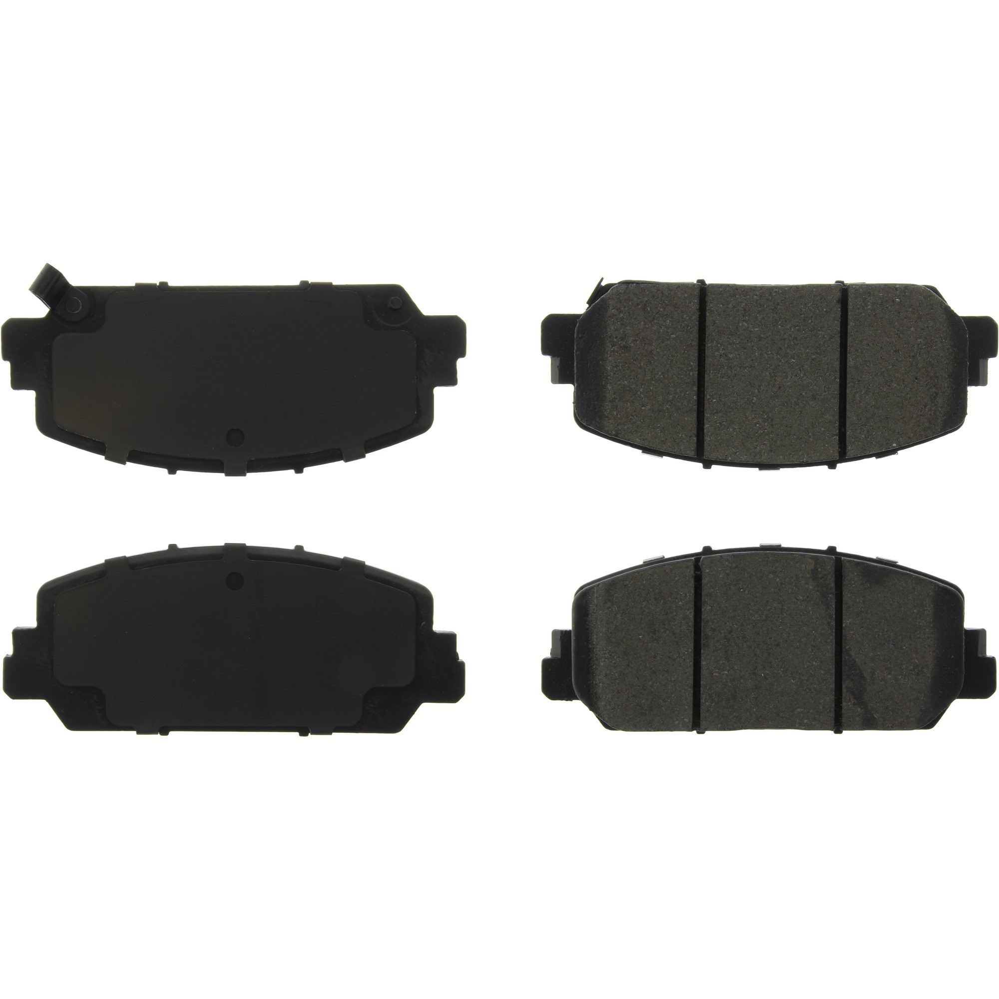 Centric Premium Semi-Metallic Brake Pads with Shims and Hardware