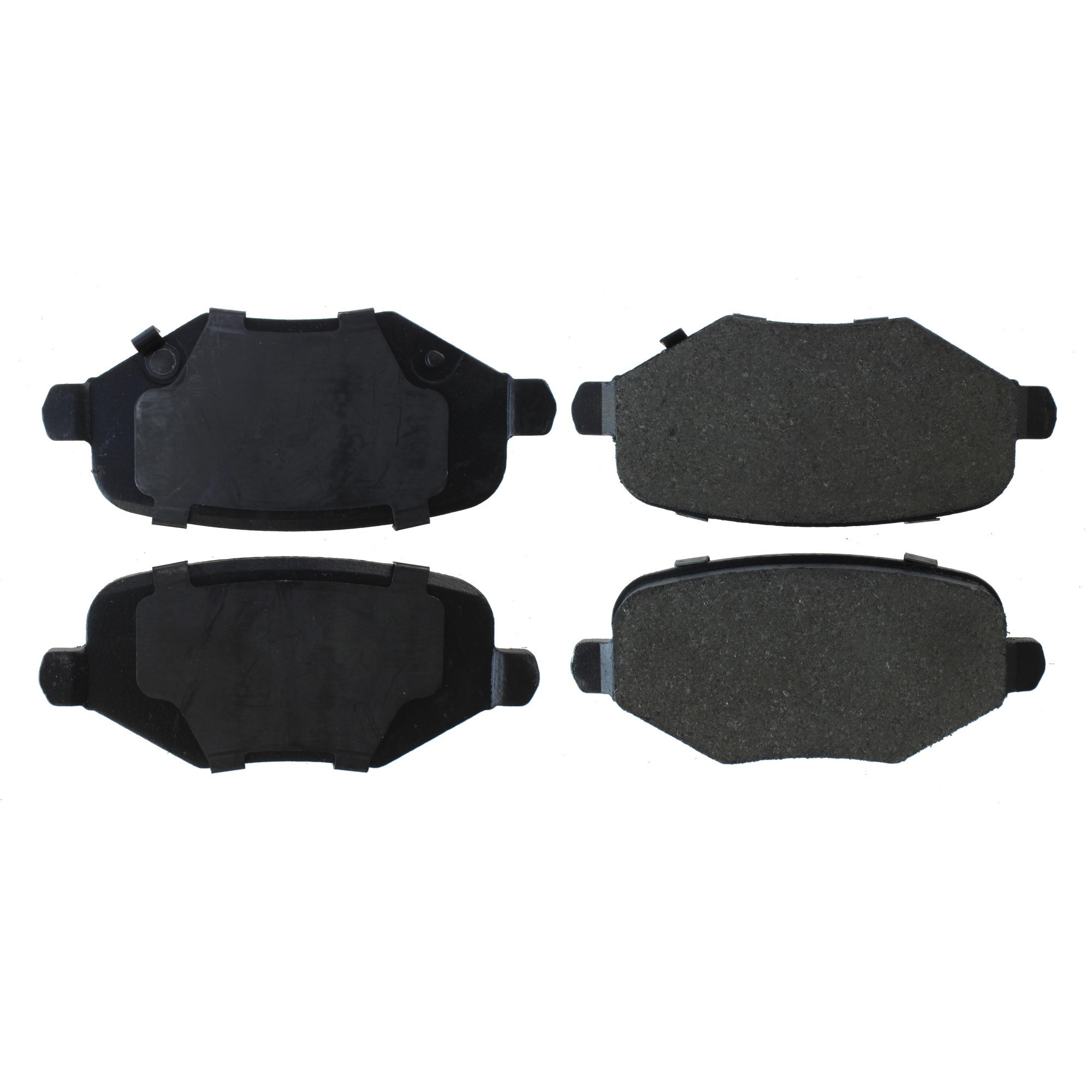 Centric Premium Semi-Metallic Brake Pads with Shims and Hardware