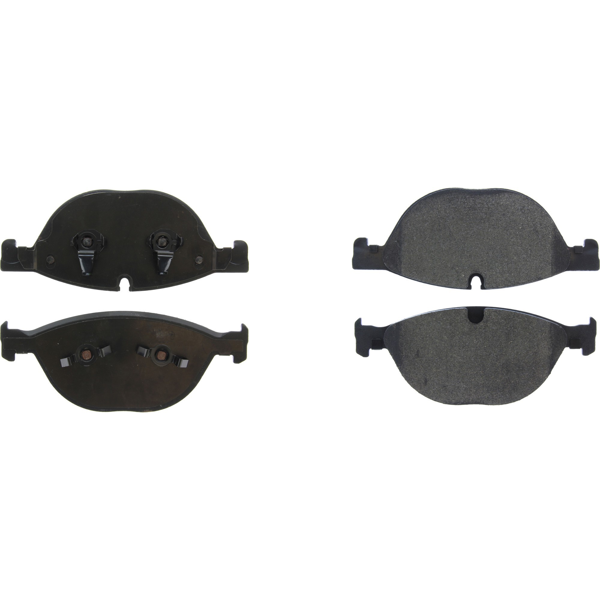 Centric Premium Semi-Metallic Brake Pads with Shims