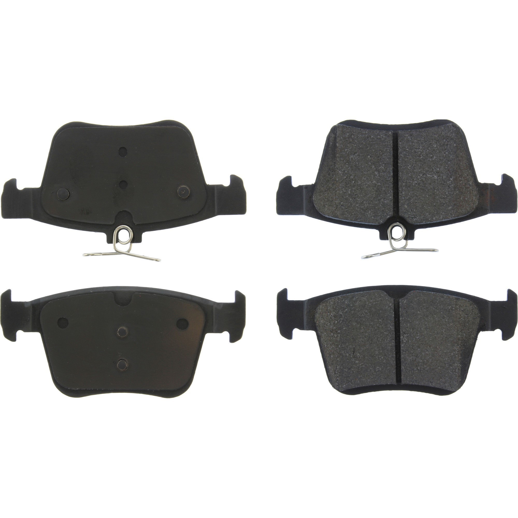 Centric Premium Semi-Metallic Brake Pads with Shims and Hardware