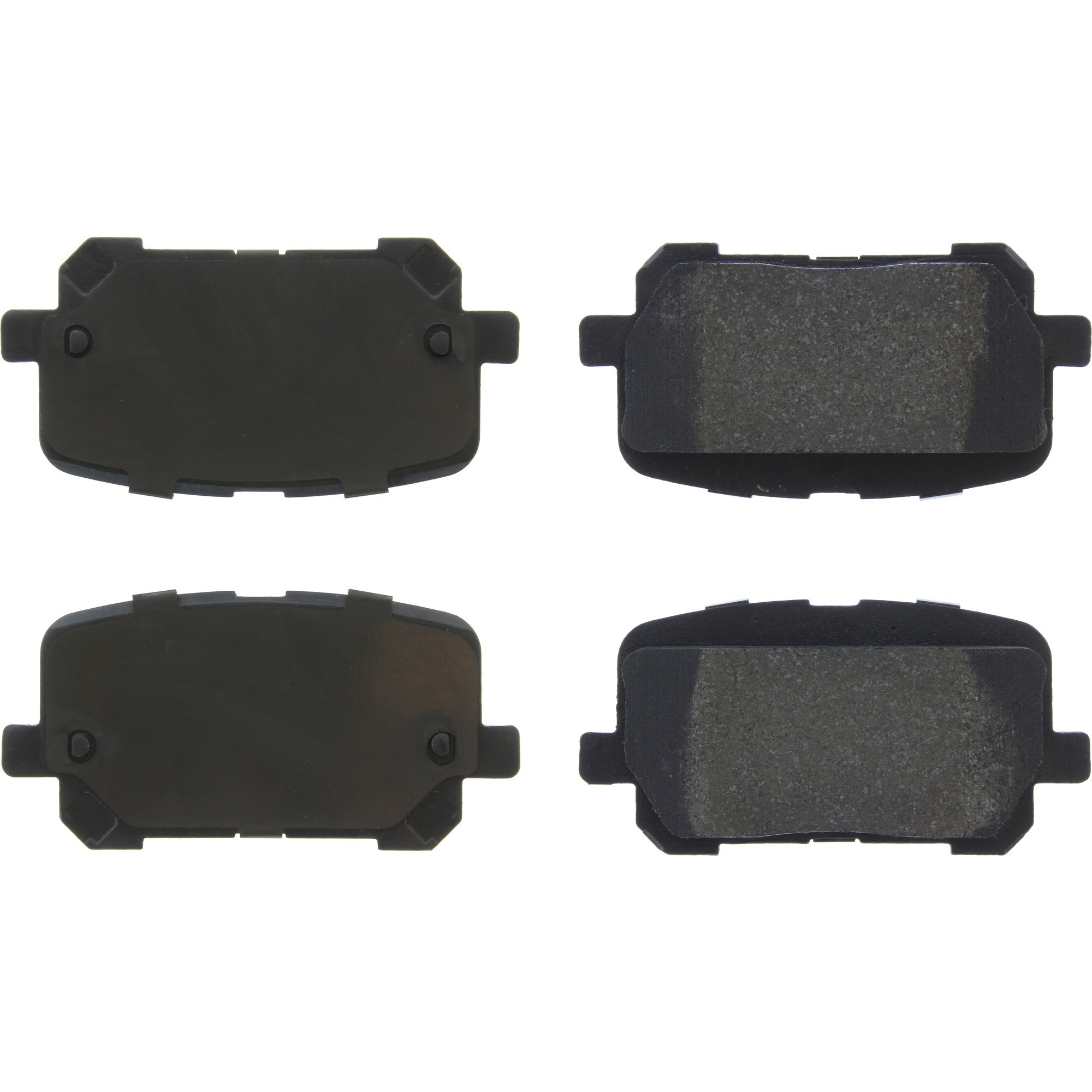 Centric Premium Semi-Metallic Brake Pads with Shims and Hardware