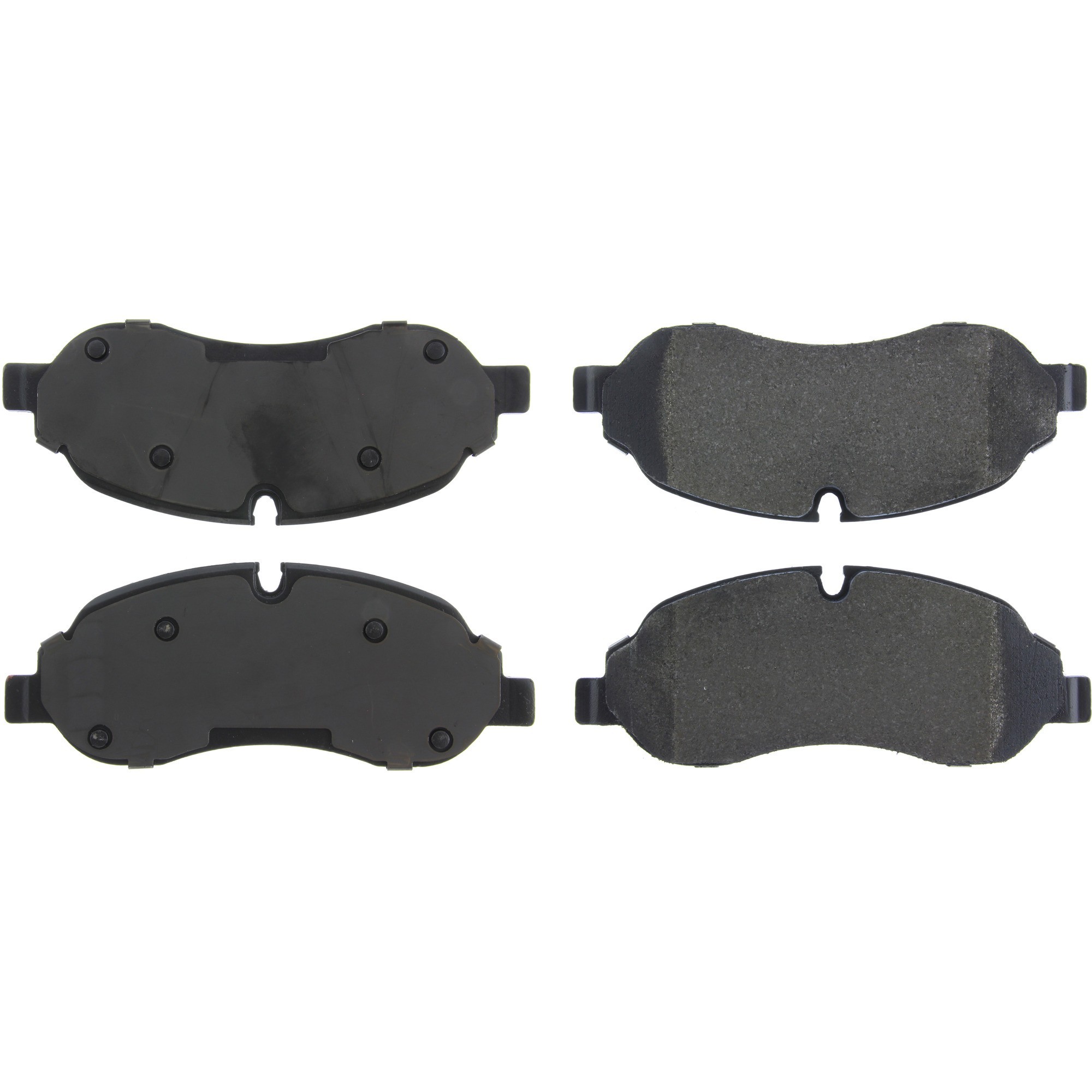 Centric Premium Semi-Metallic Brake Pads with Shims and Hardware