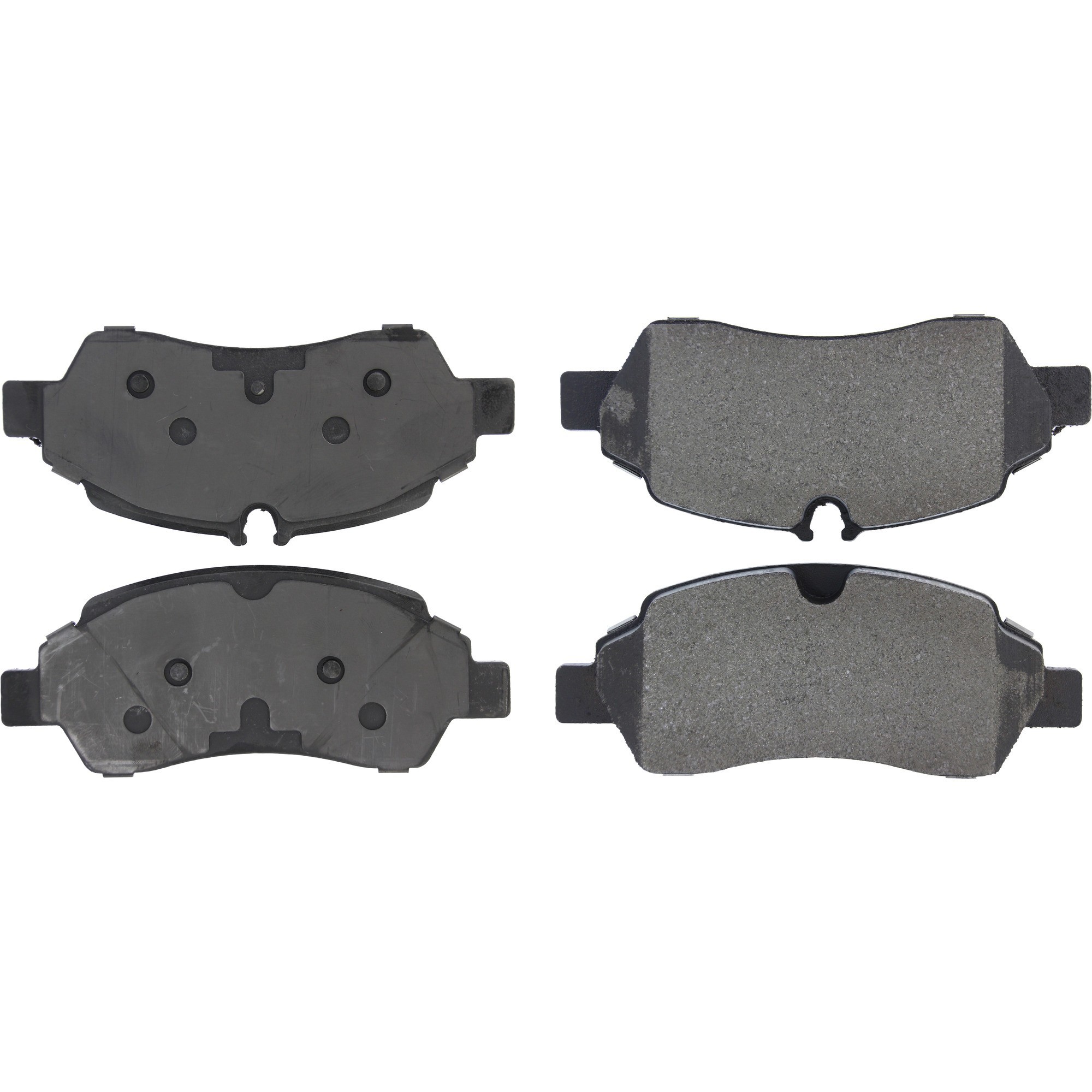 Centric Premium Semi-Metallic Brake Pads with Shims and Hardware