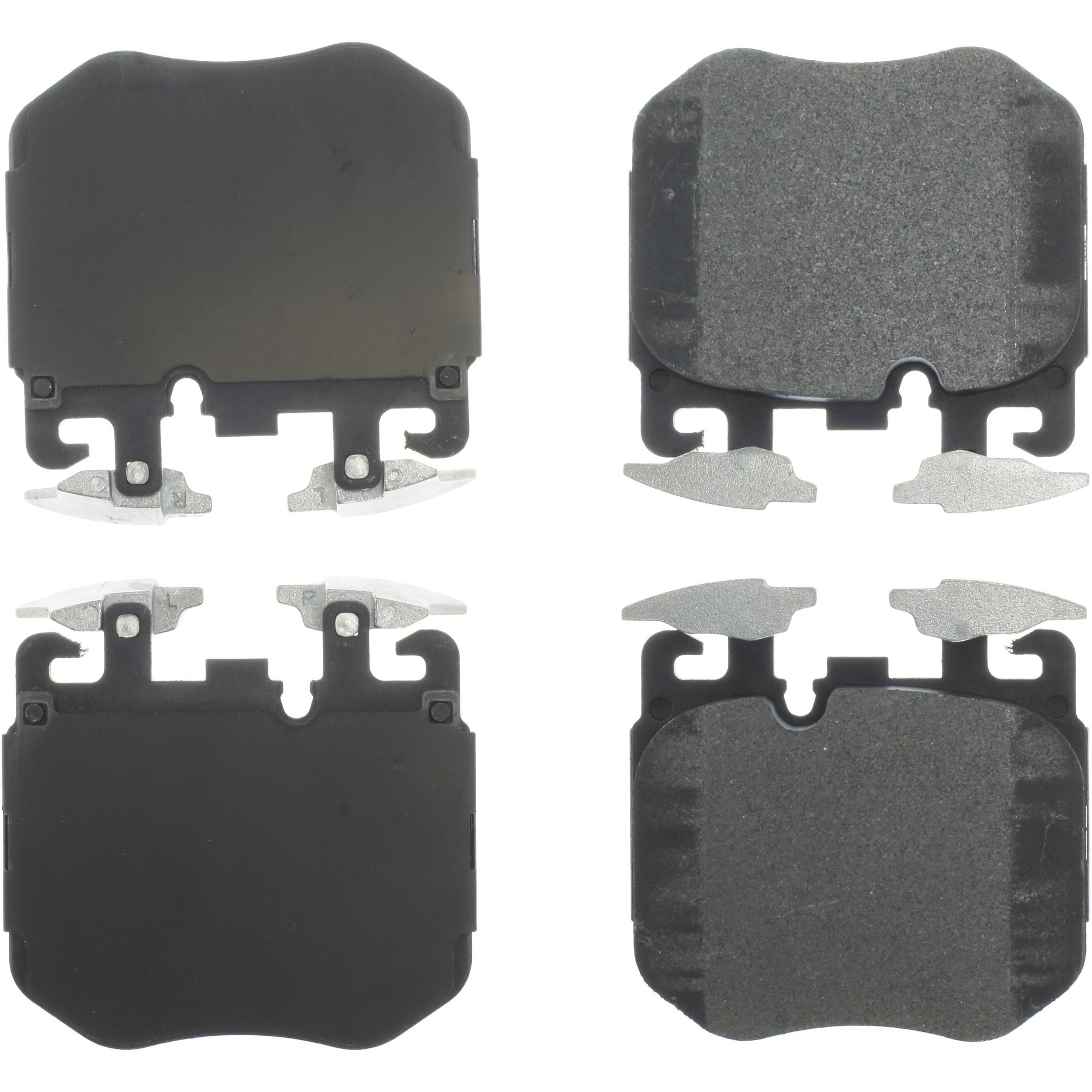 Centric Premium Semi-Metallic Brake Pads with Shims