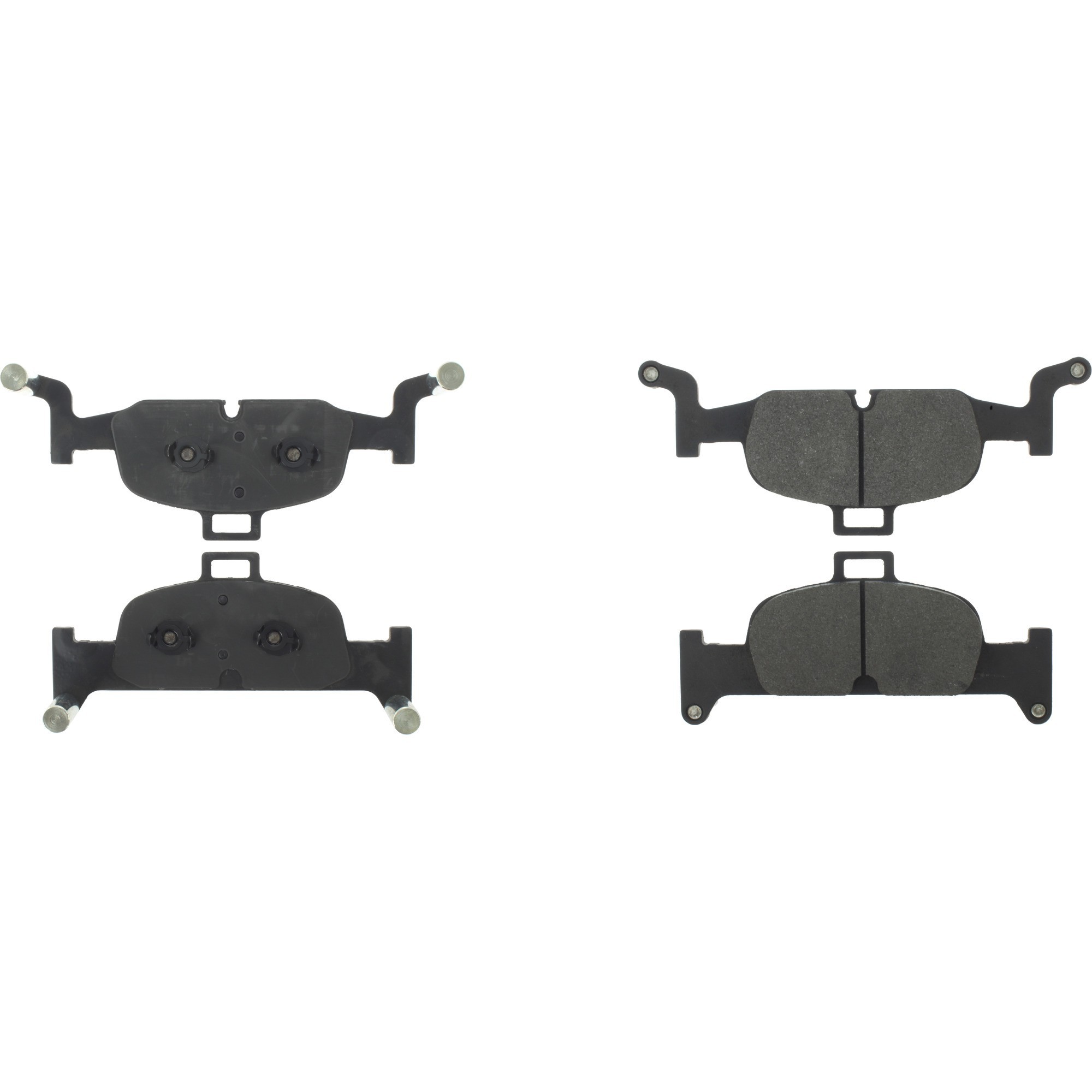 Centric Premium Semi-Metallic Brake Pads with Shims