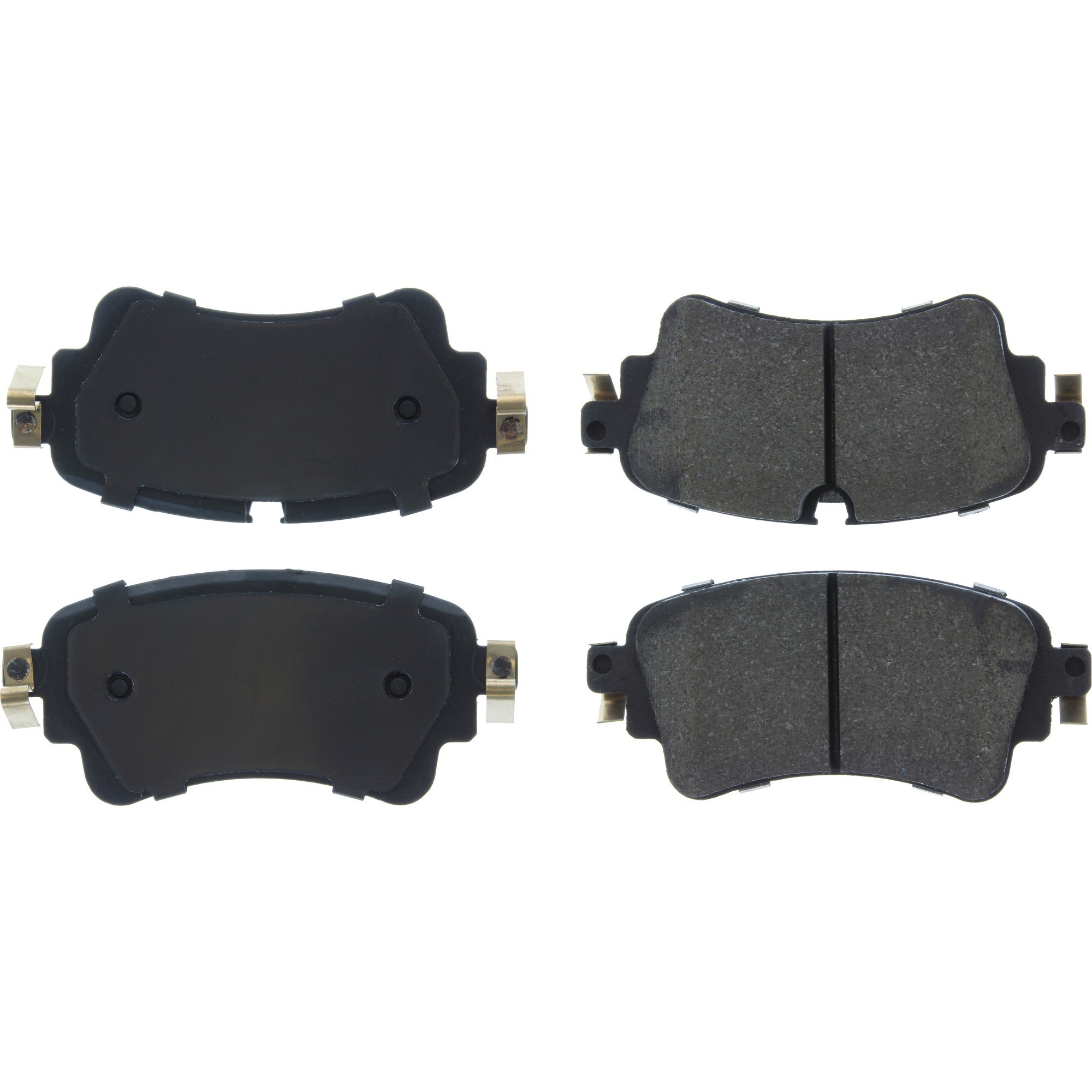 Centric Premium Semi-Metallic Brake Pads with Shims