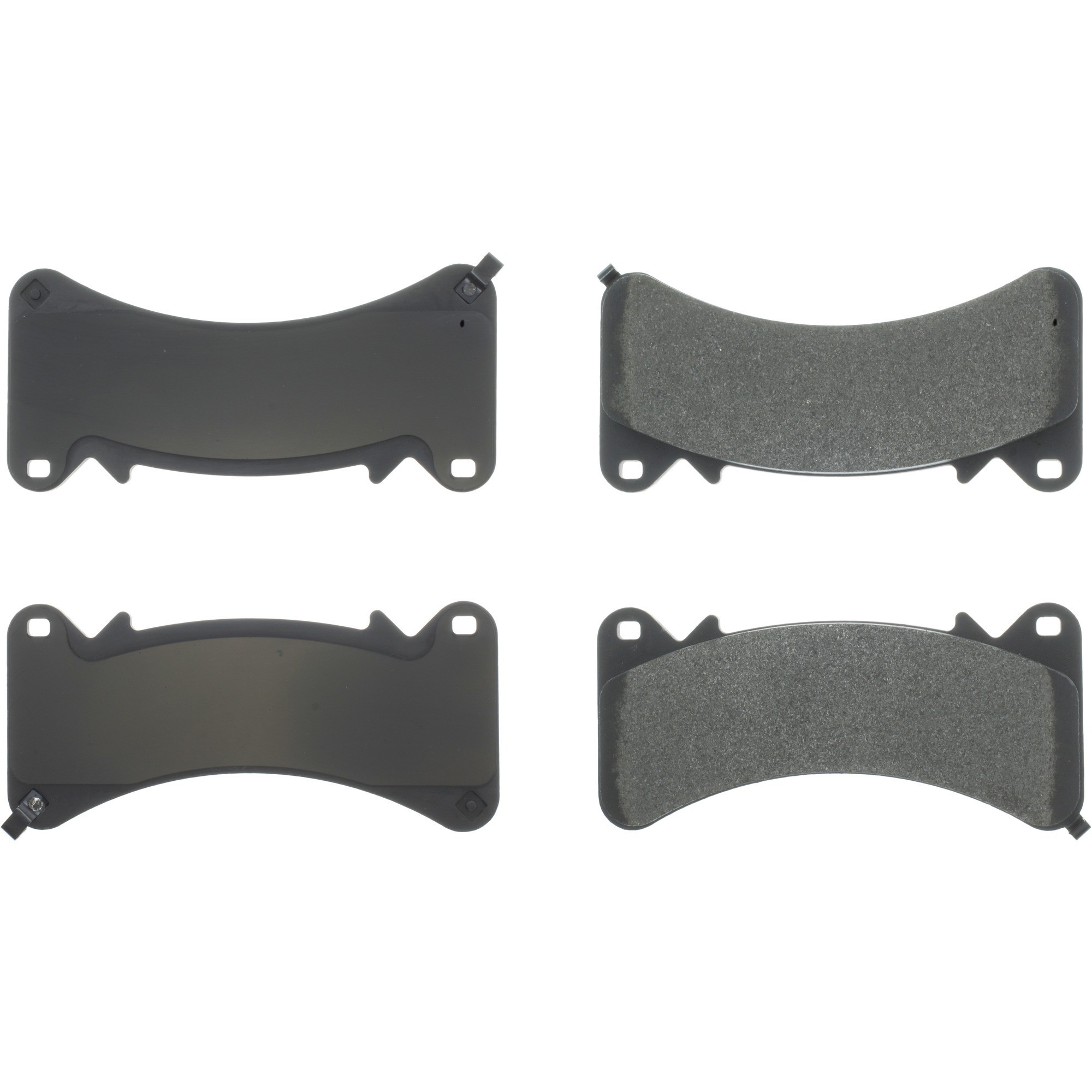 Centric Premium Semi-Metallic Brake Pads with Shims