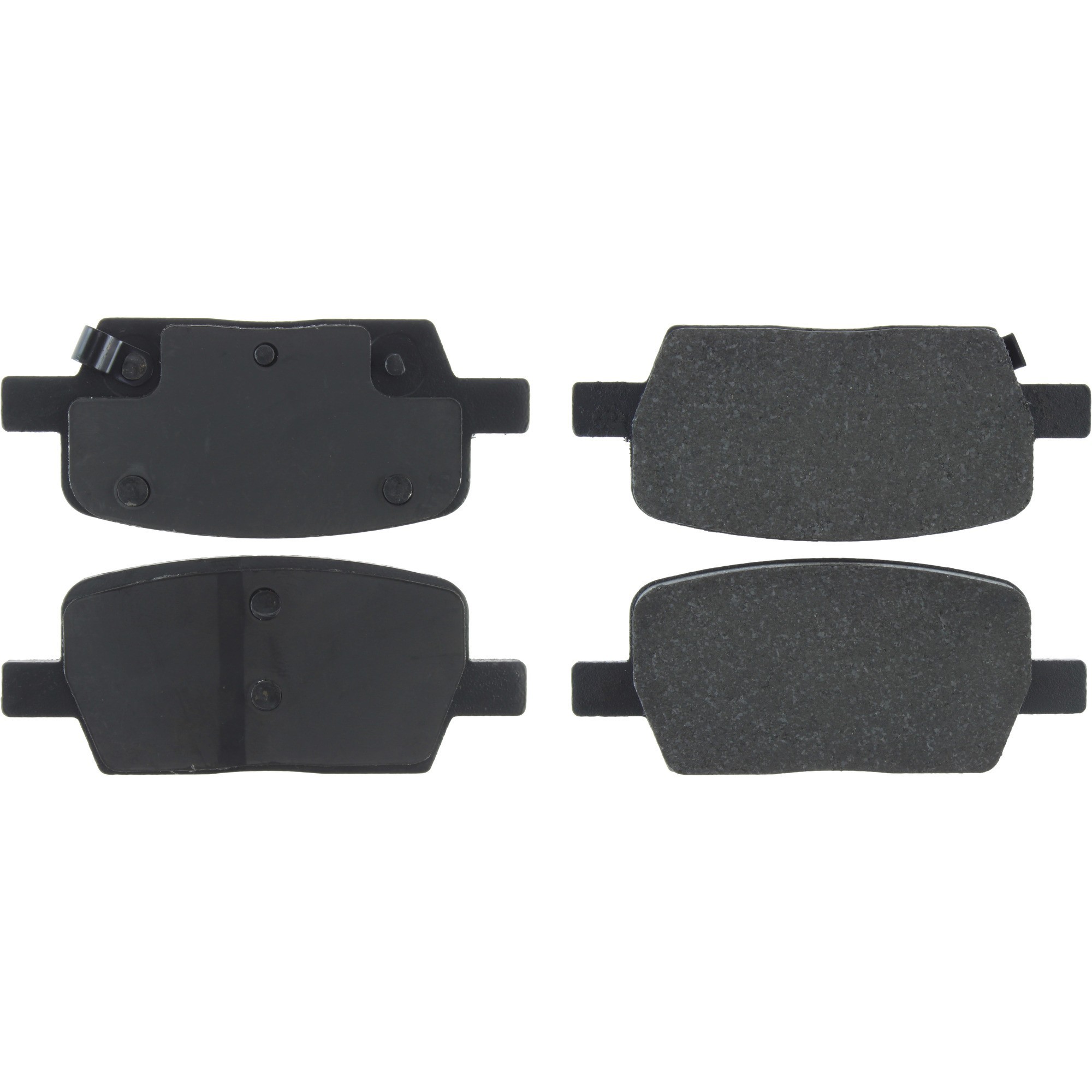Centric Premium Semi-Metallic Brake Pads with Shims