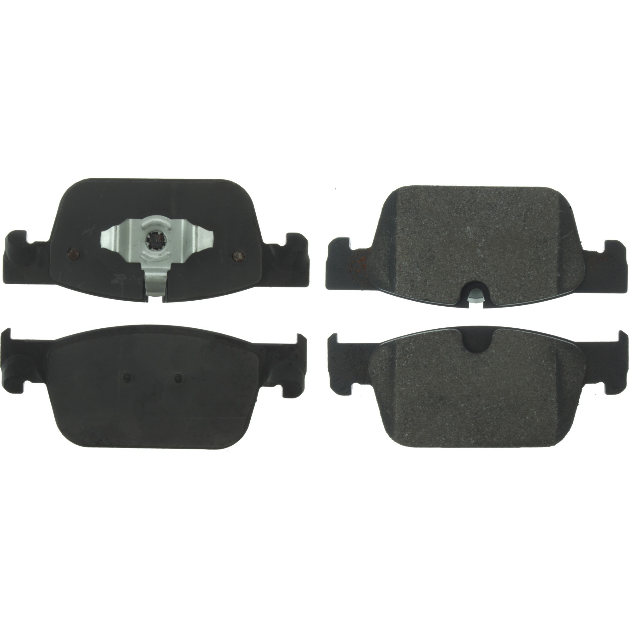 Centric Premium Semi-Metallic Brake Pads with Shims