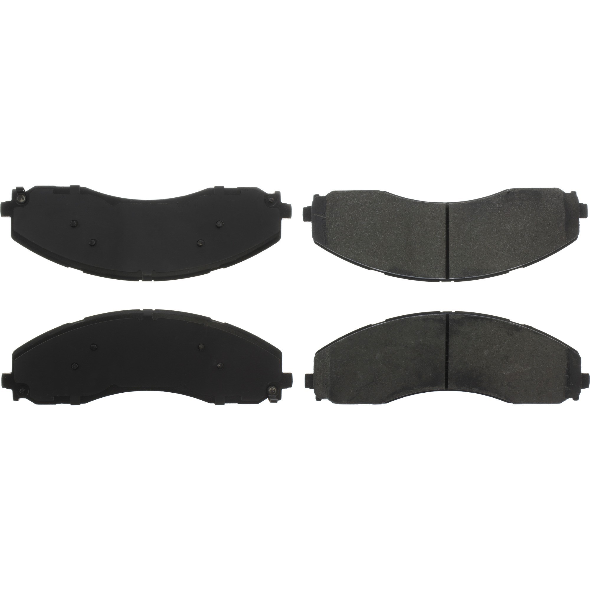 Centric Premium Semi-Metallic Brake Pads with Shims and Hardware