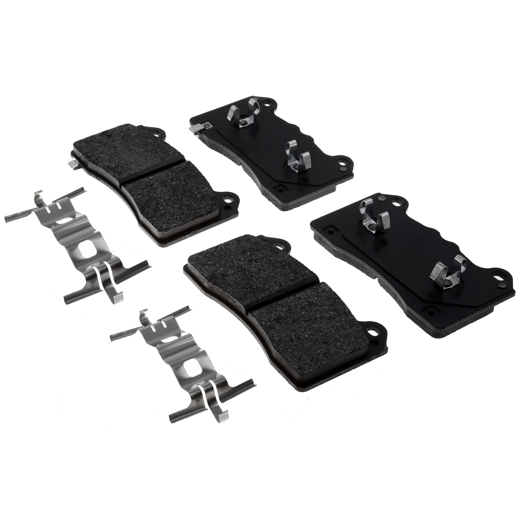 Centric Premium Semi-Metallic Brake Pads with Shims and Hardware