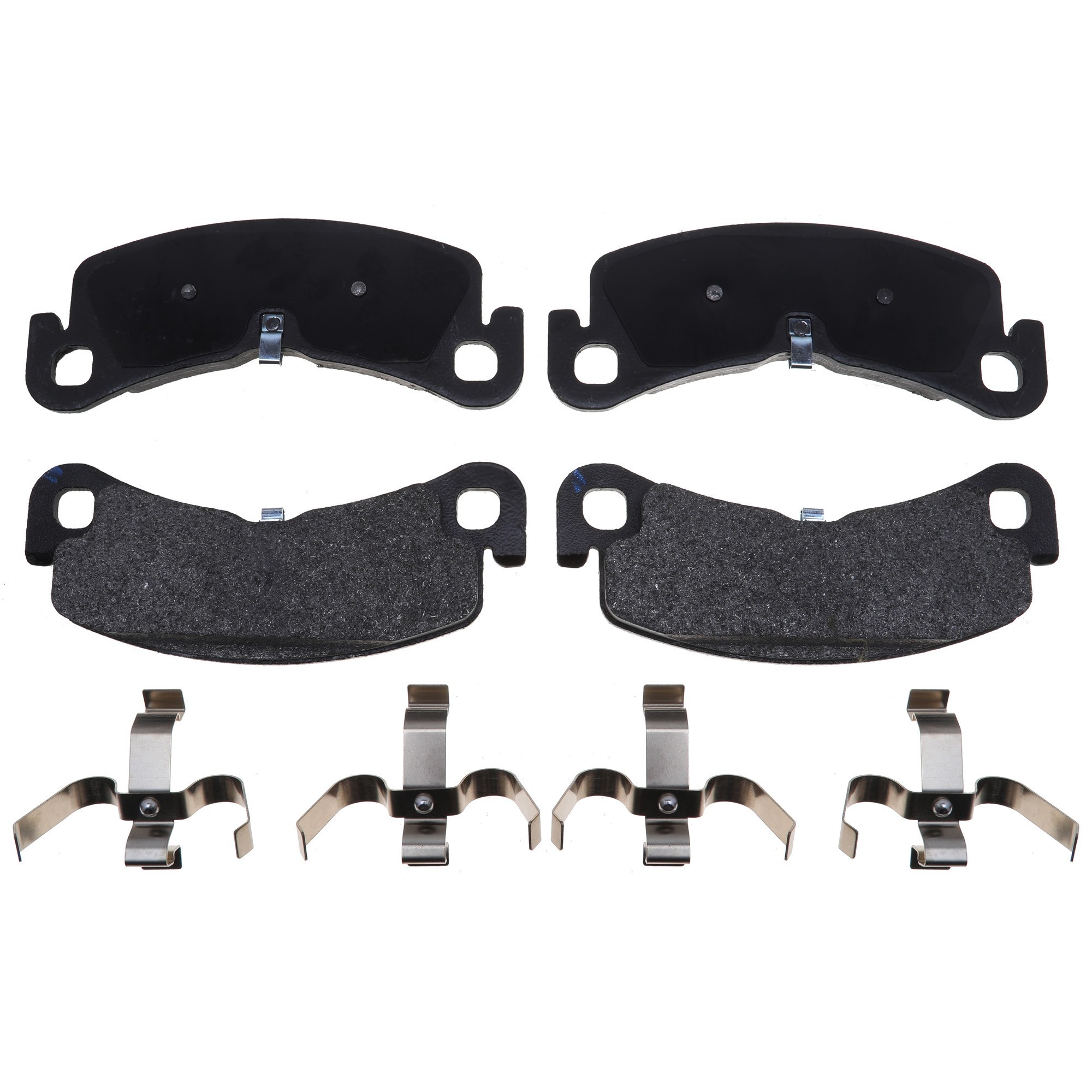 Centric Premium Semi-Metallic Brake Pads with Shims and Hardware
