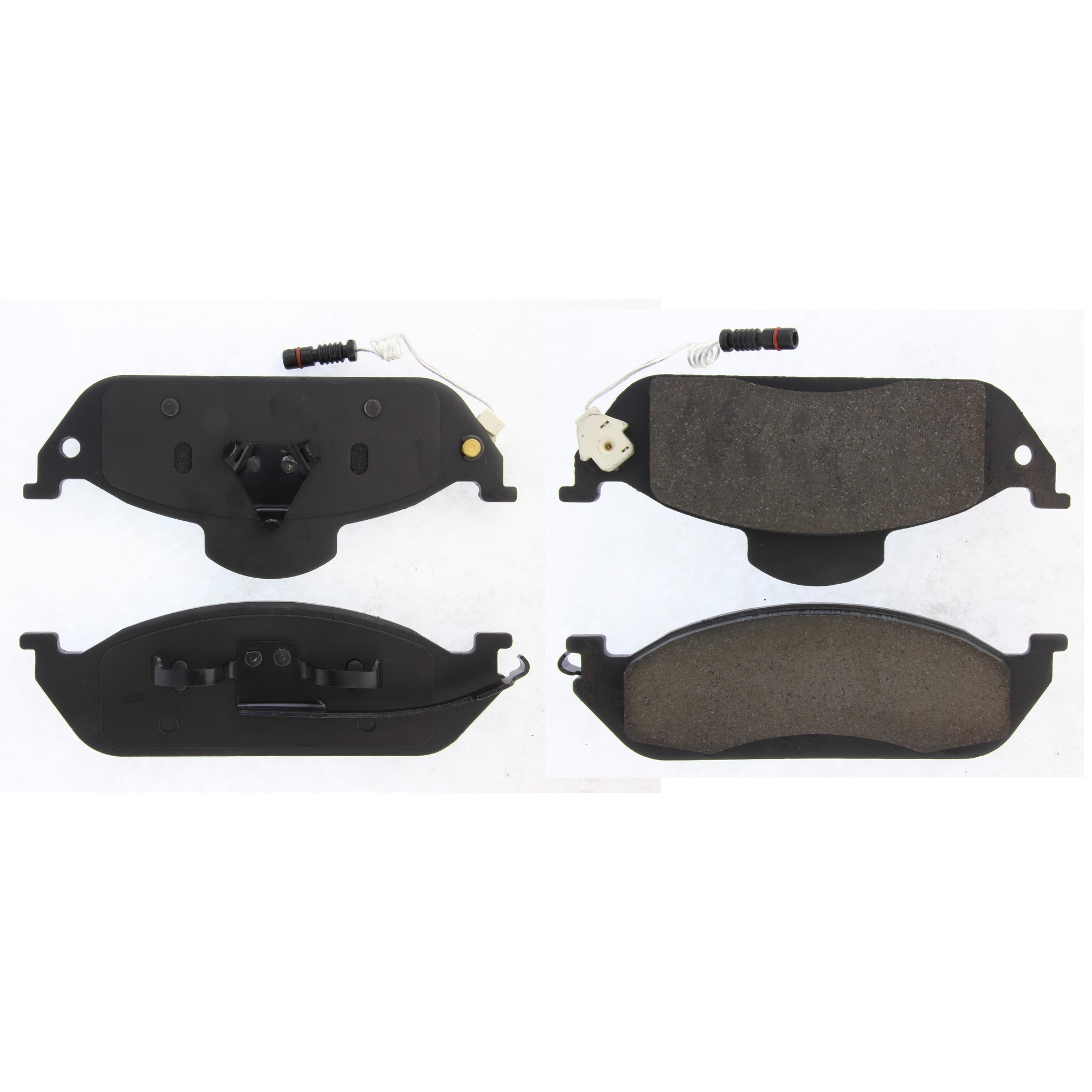 Centric Premium Ceramic Brake Pads with Shims and Hardware