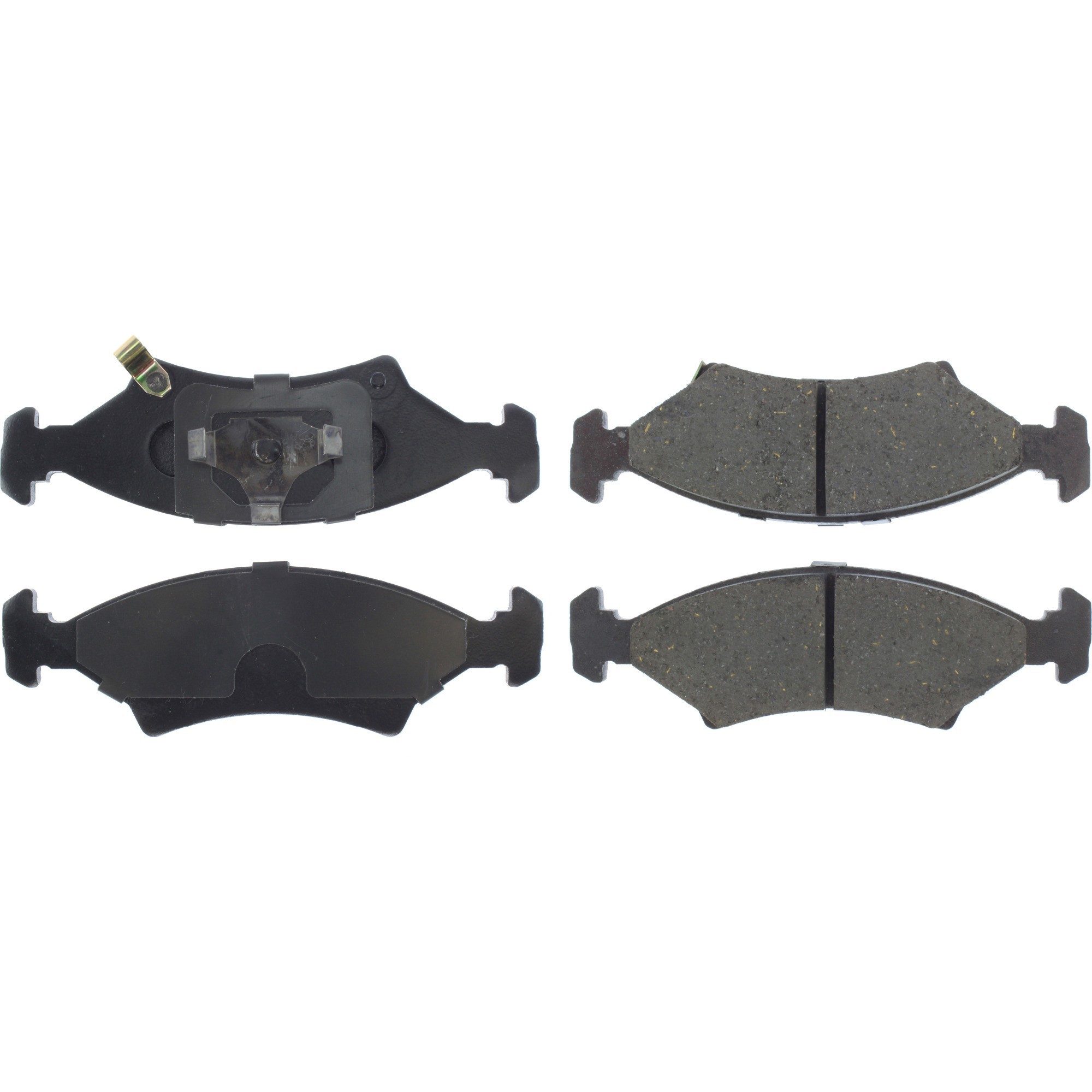 Centric Premium Ceramic Brake Pads with Shims and Hardware