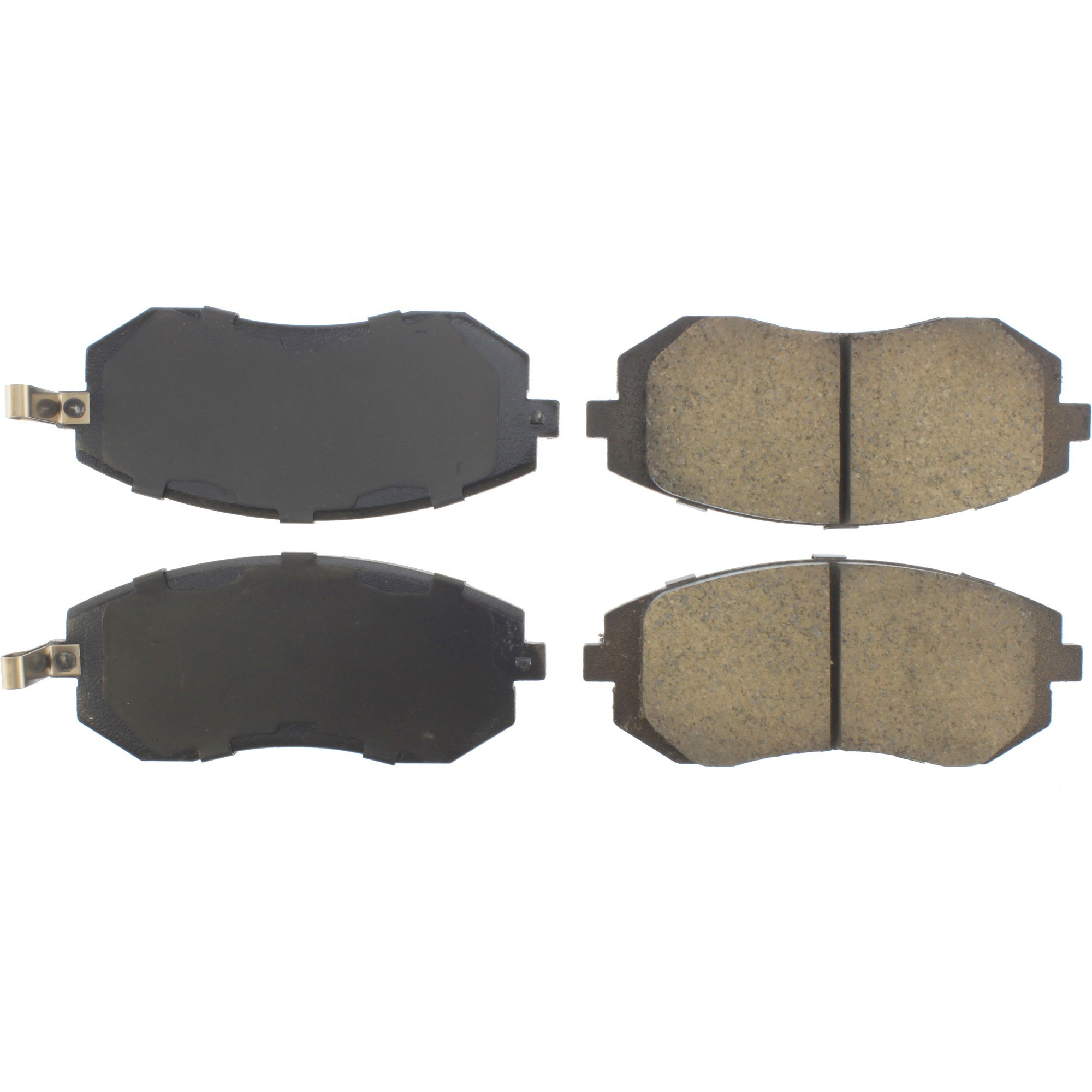 Centric Premium Ceramic Brake Pads with Shims and Hardware