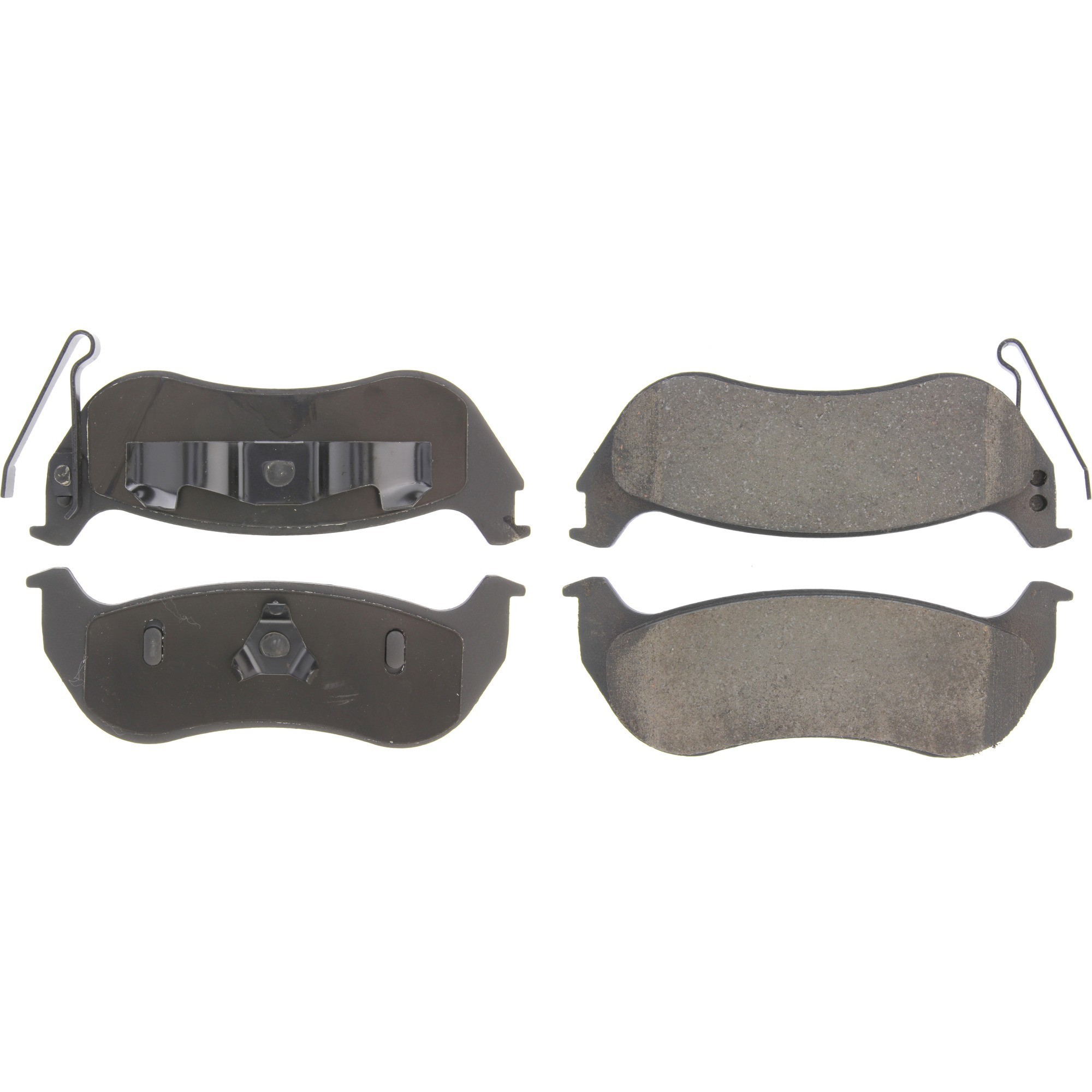 Centric Premium Ceramic Brake Pads with Shims and Hardware