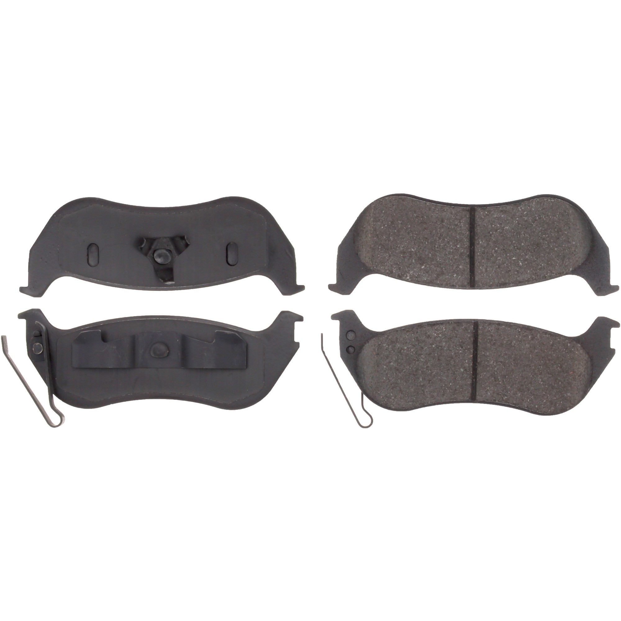 Centric Premium Ceramic Brake Pads with Shims and Hardware