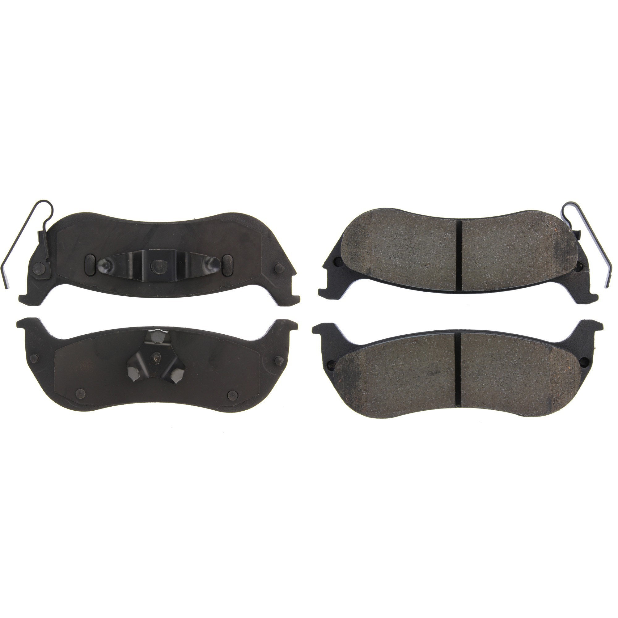 Centric Premium Ceramic Brake Pads with Shims and Hardware