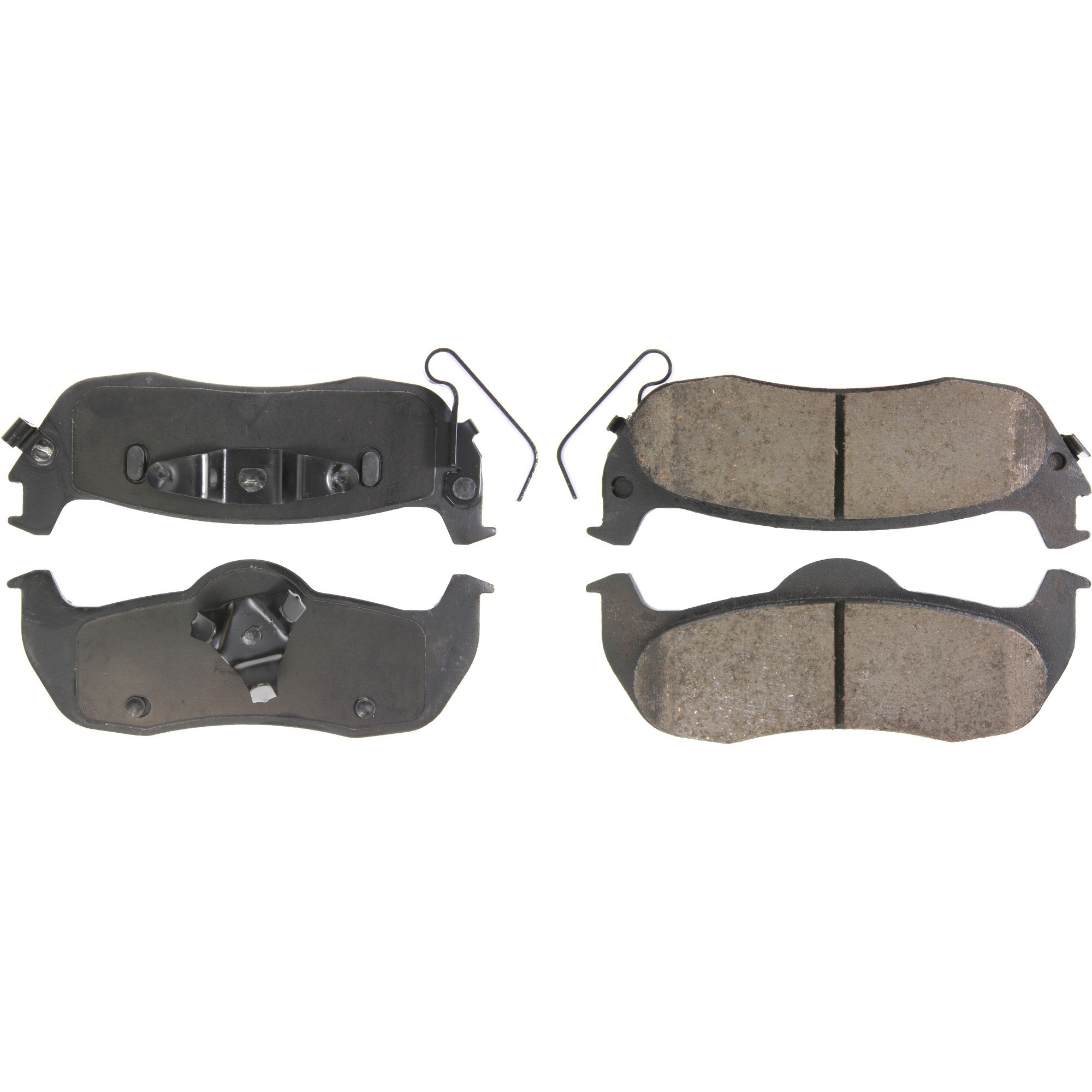 Centric Premium Ceramic Brake Pads with Shims and Hardware