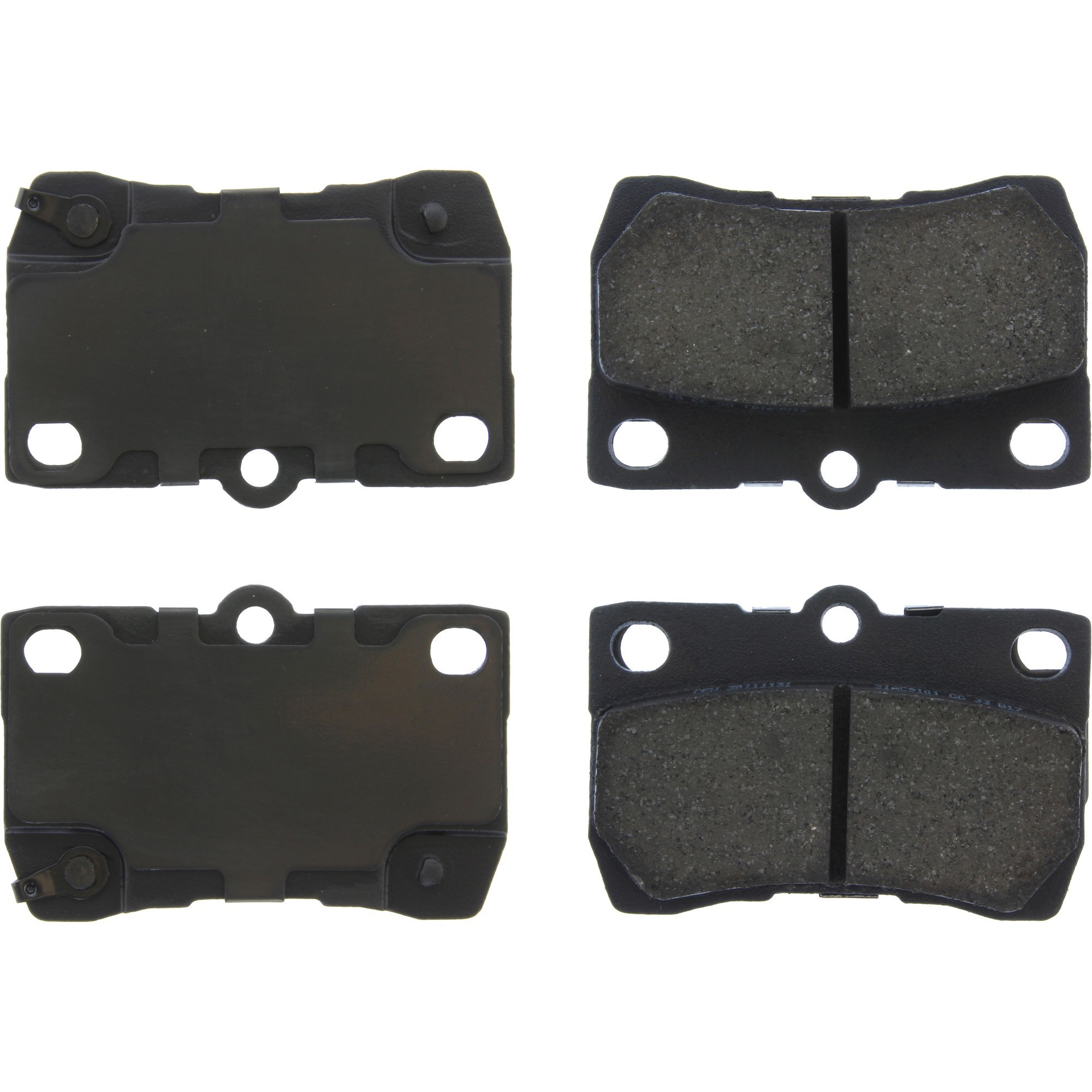 Centric Premium Ceramic Brake Pads with Shims and Hardware