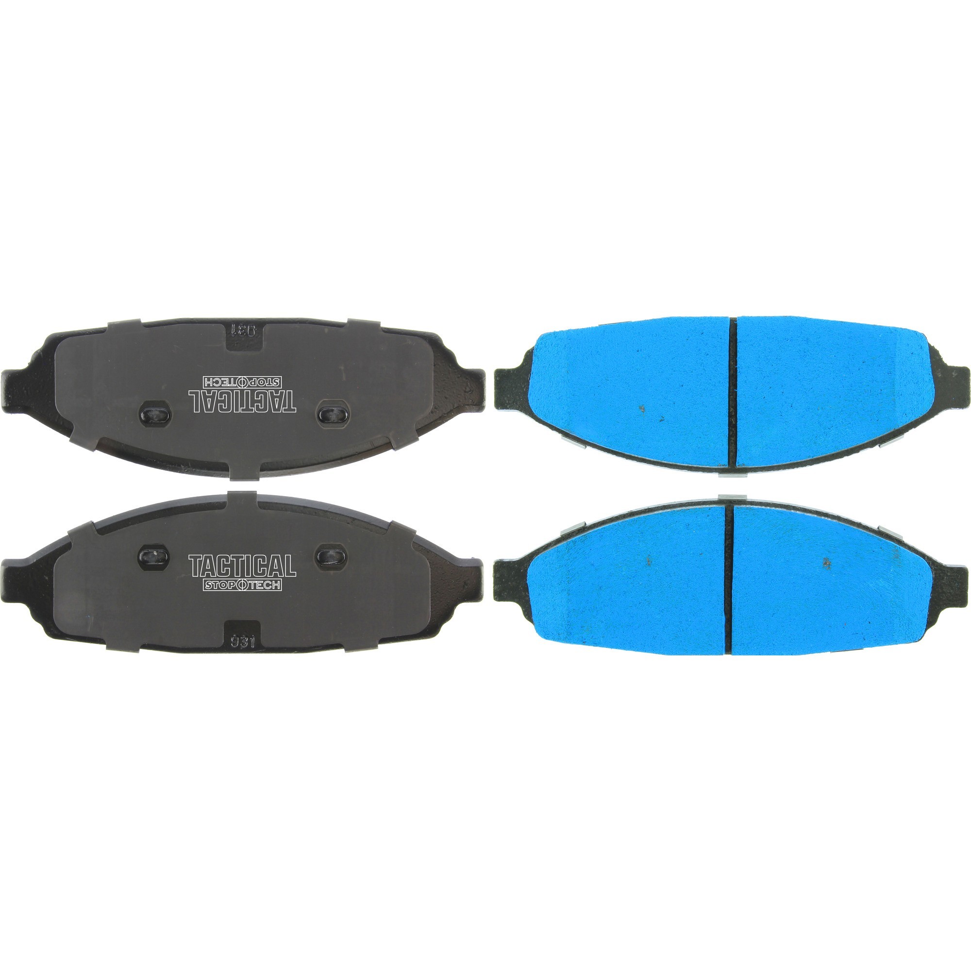 Centric Tactical Police Duty Brake Pads with Hardware