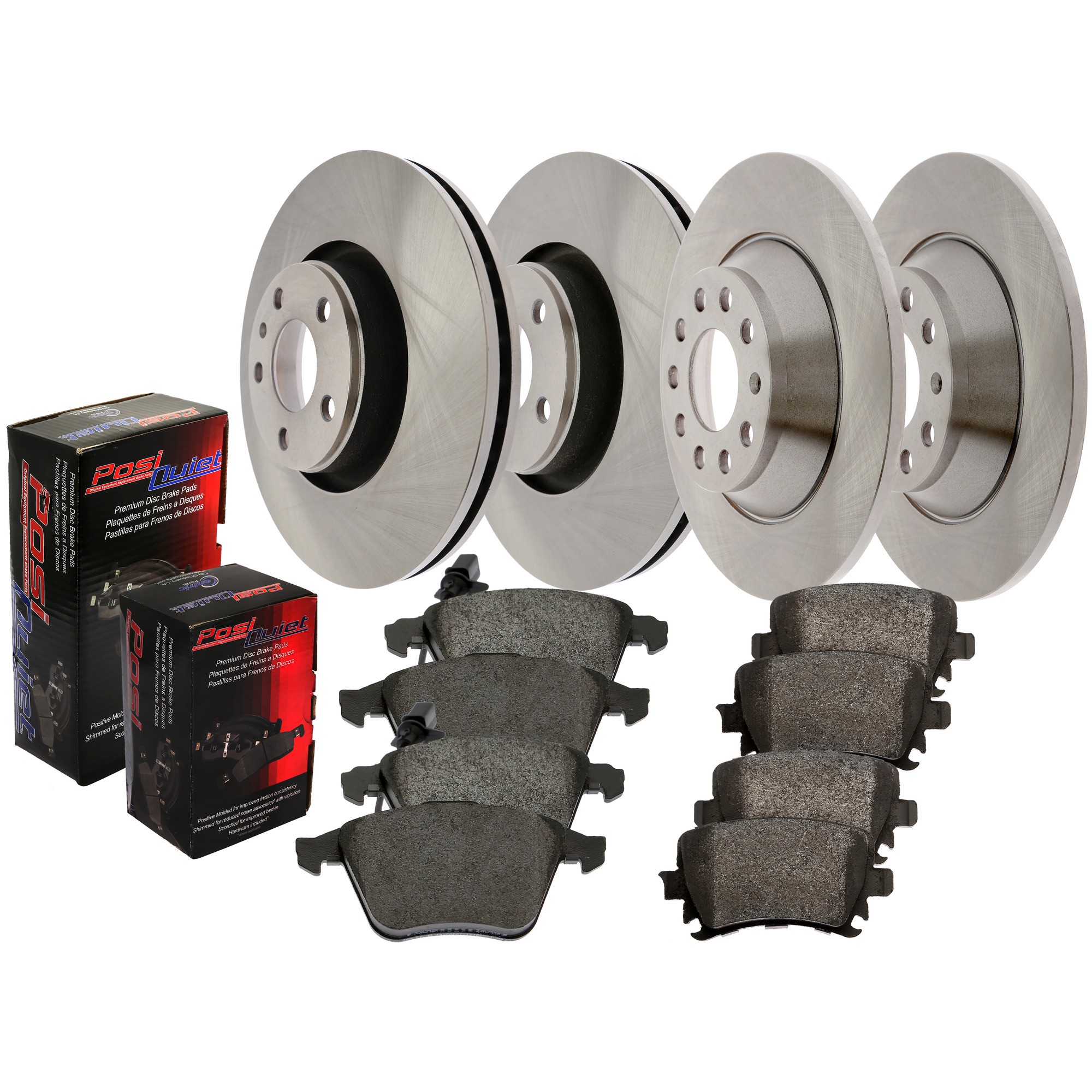Posi Quiet Brake Pads with C-TEK Brake Rotors
