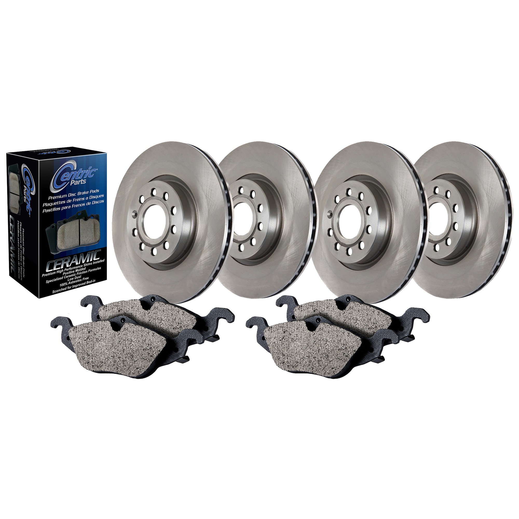 Centric Select Axle Pack 4-Wheel Brake Kit