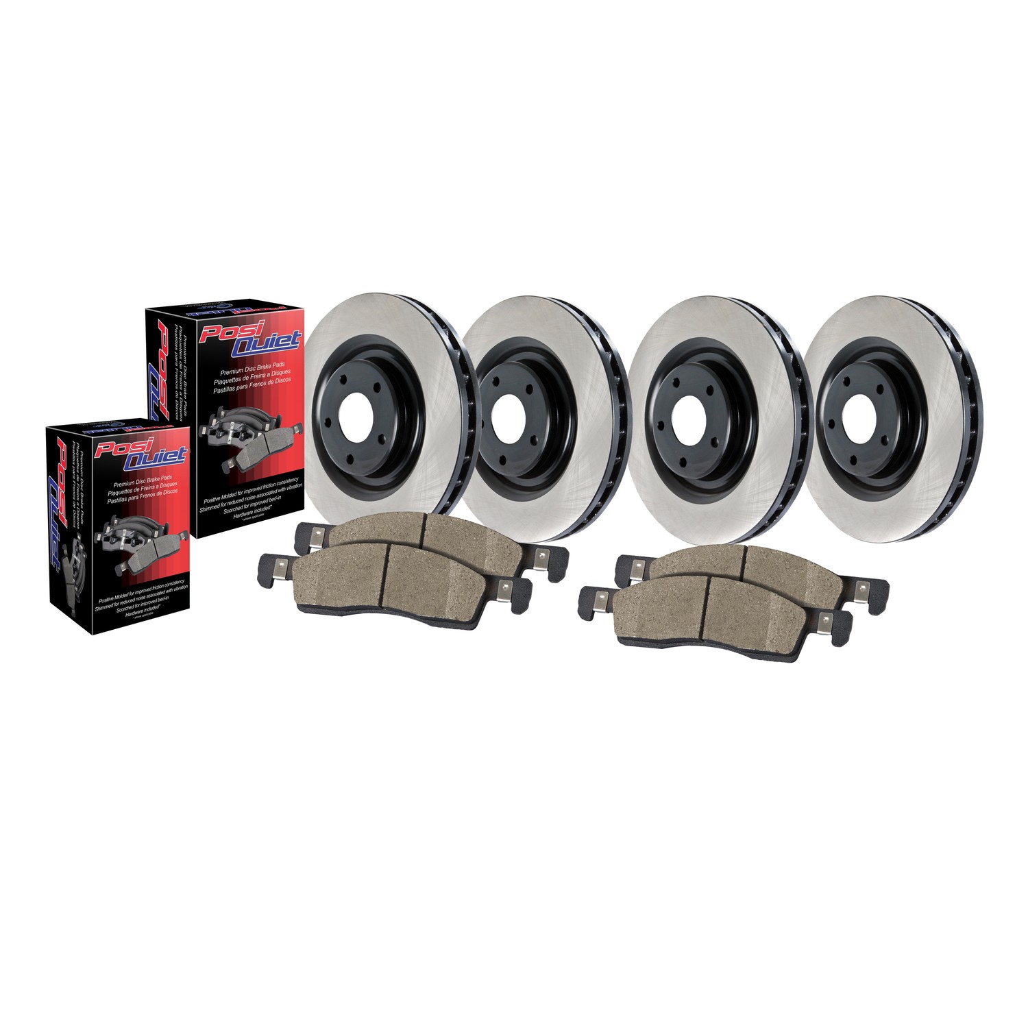 Centric Preferred Axle Pack 4-Wheel Brake Kit