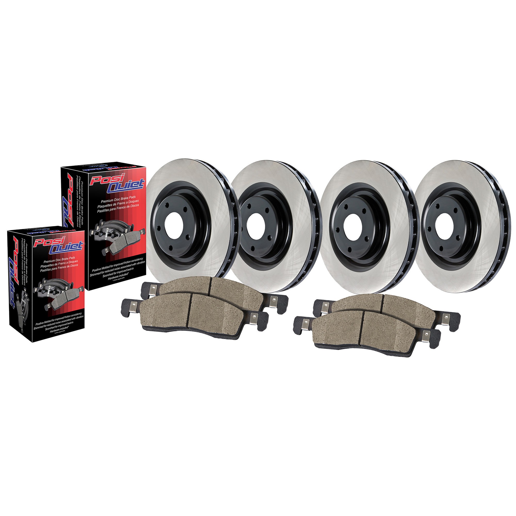 Centric Parts Centric Preferred Axle Pack 4-Wheel Brake Kit