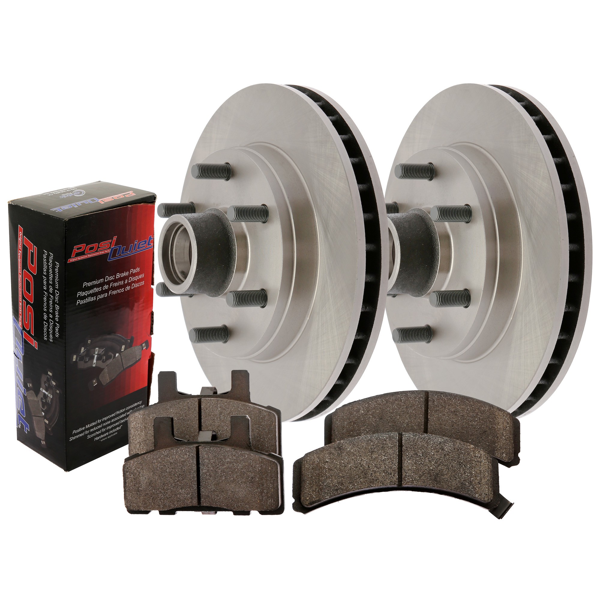 Posi Quiet Brake Pads with C-TEK Brake Rotors