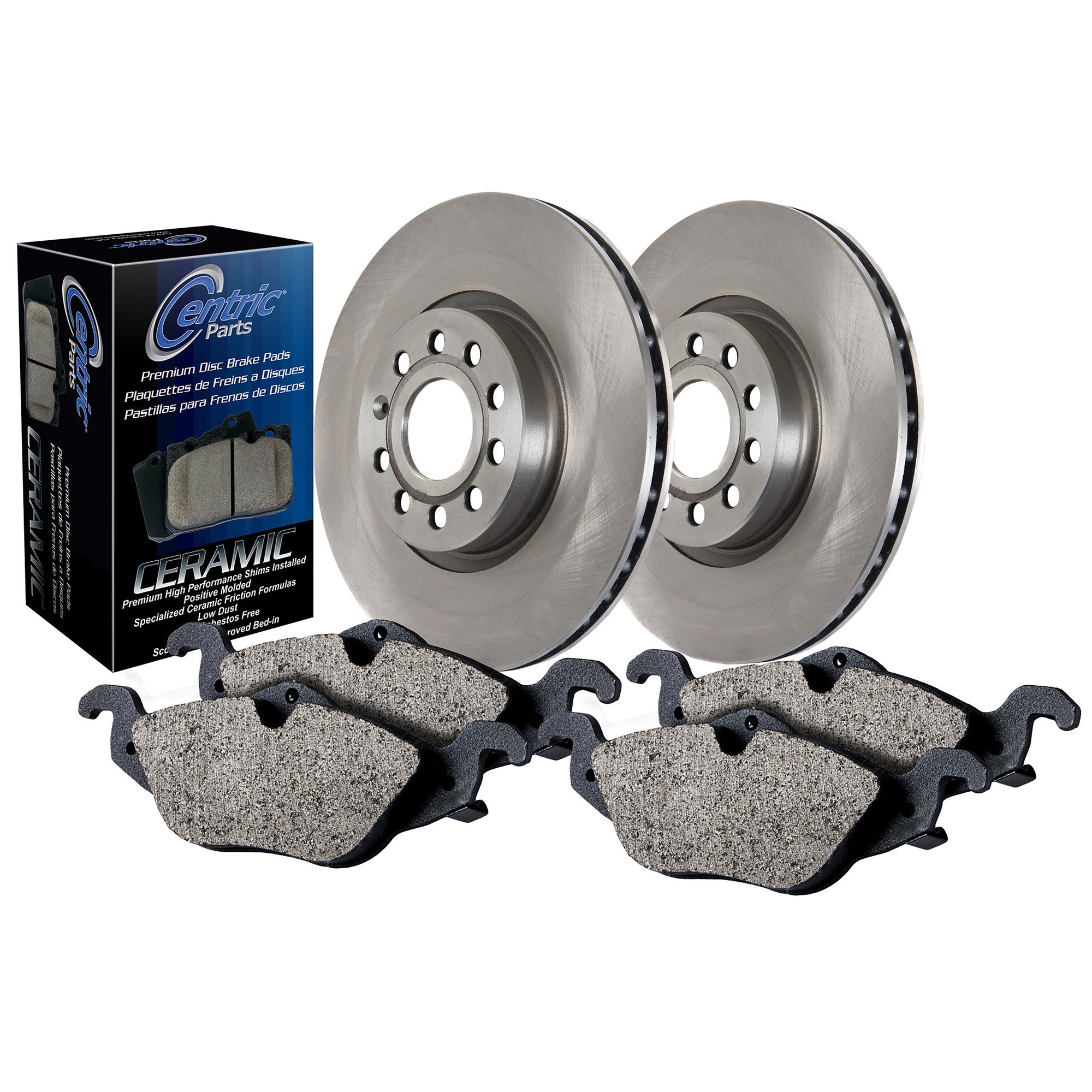 Centric Select Pack Single Axle Front Brake Kit