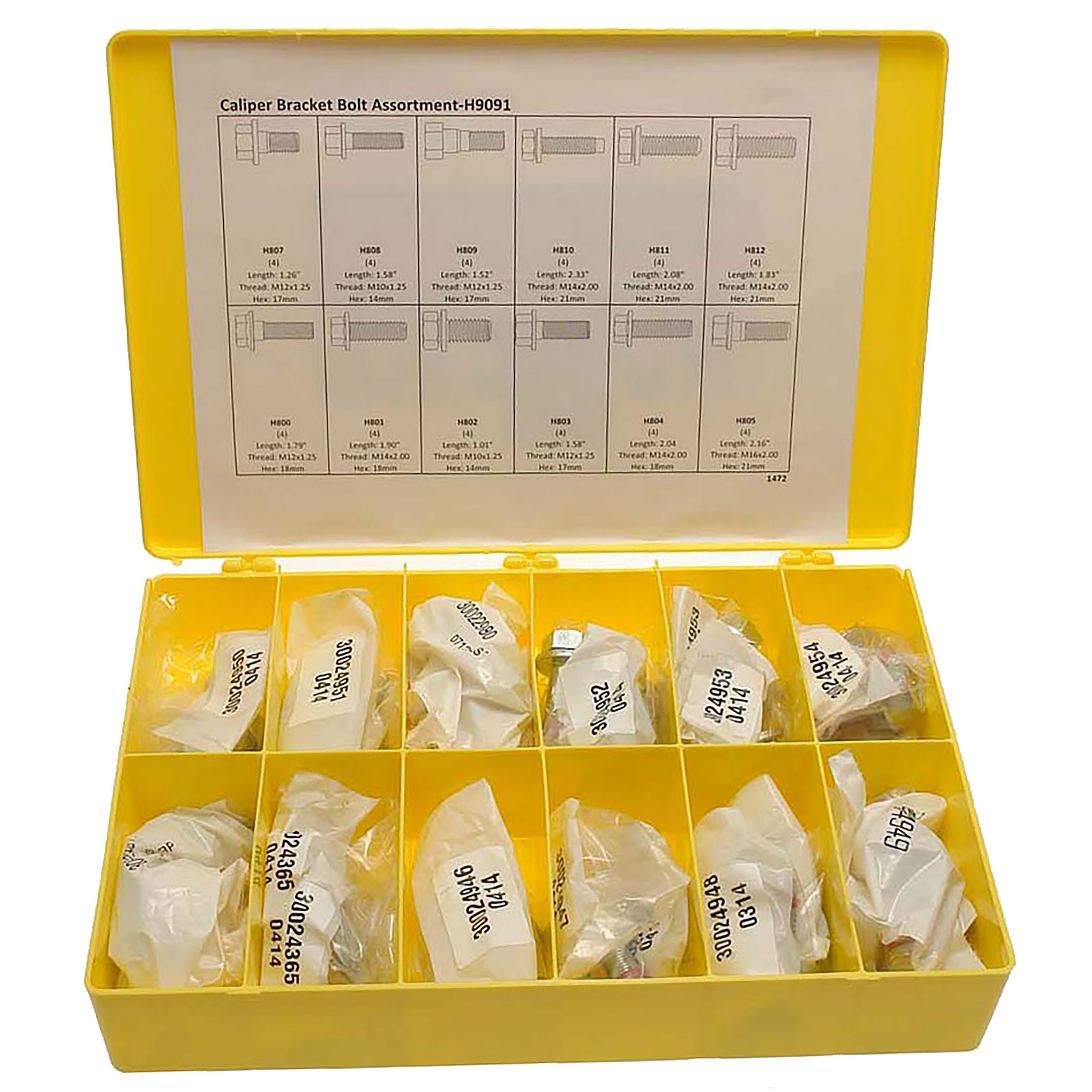 MOUNTING BOLT ASSORTMENT TRAY