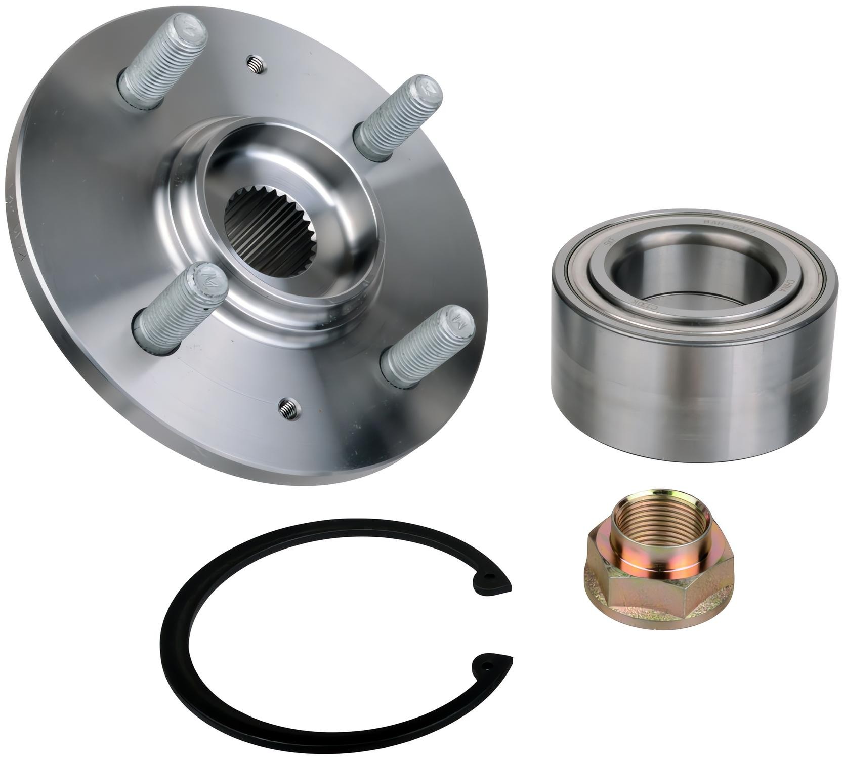 SKF Front Wheel Hub Bearing Kit BR930589K For Honda Civic 2001-2005