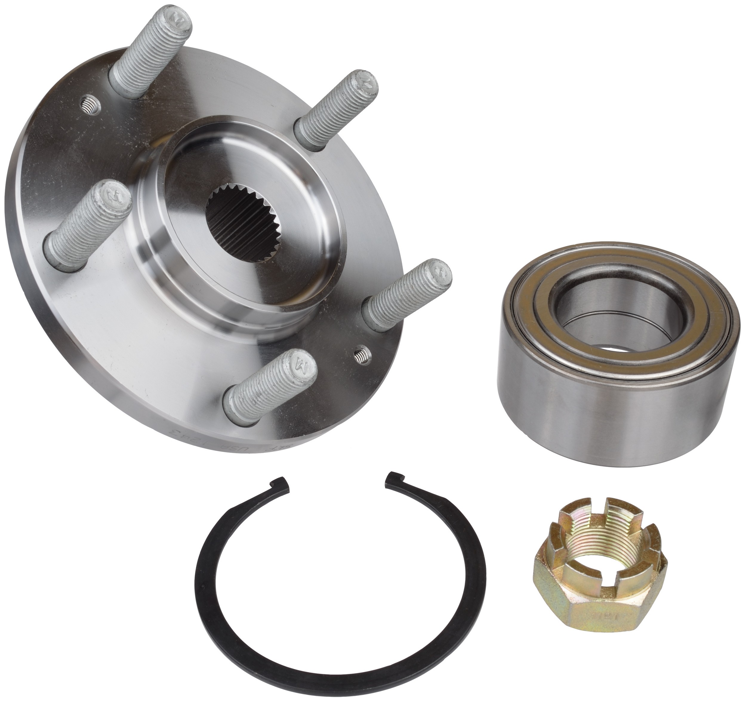 SKF Front Wheel Hub Bearing Kit BR930595K For Hyundai 2003-08