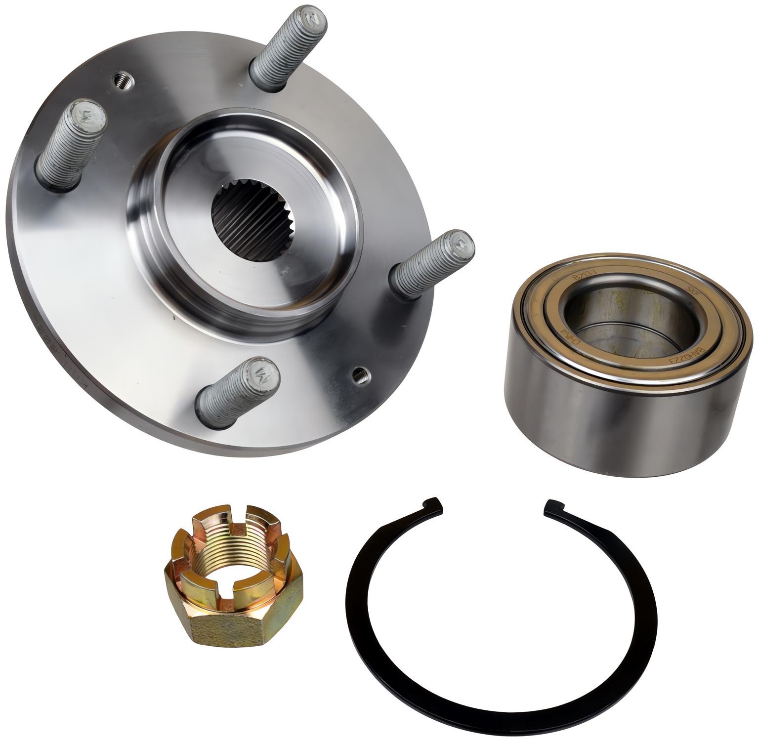 SKF Front Wheel Hub Bearing Kit BR930596K For Hyundai Elantra 2004-2006
