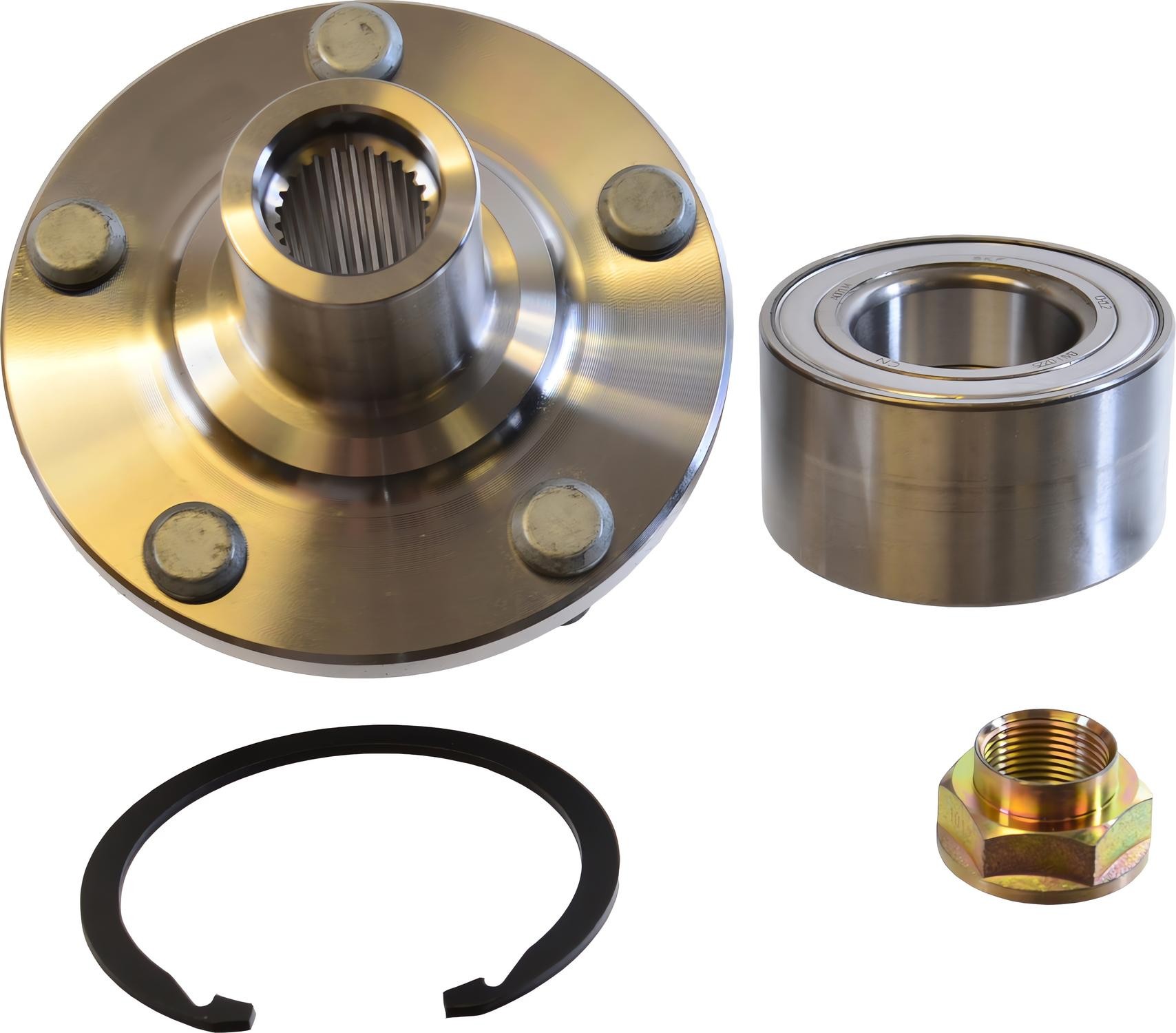 SKF Front Wheel Hub and Bearing Kit BR930912K For Toyota Matrix Pontiac Vibe