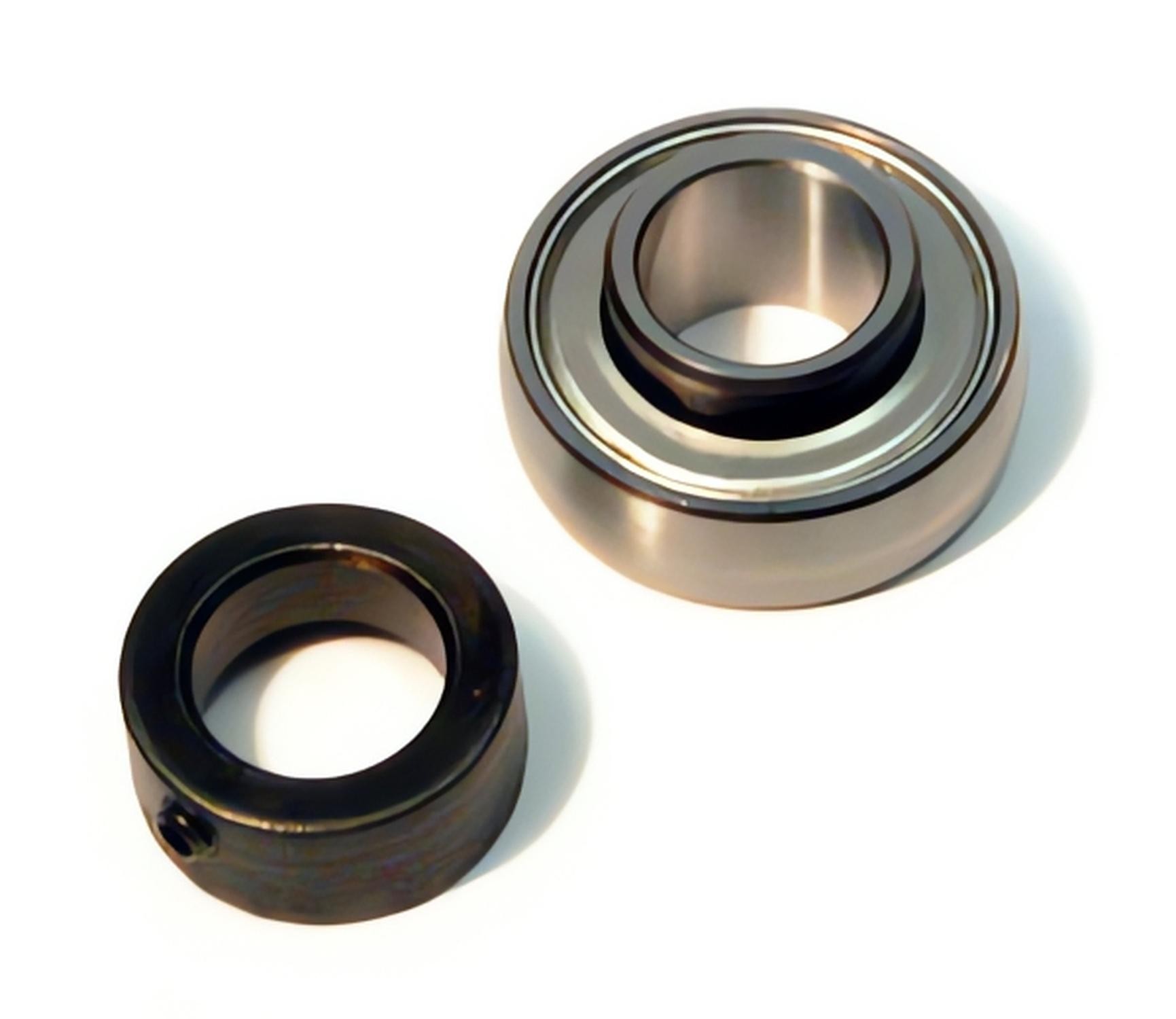 SKF Adapter Bearing Rubber Seals Locking Collar Nylon Retainer RA015-RRB 2.047"