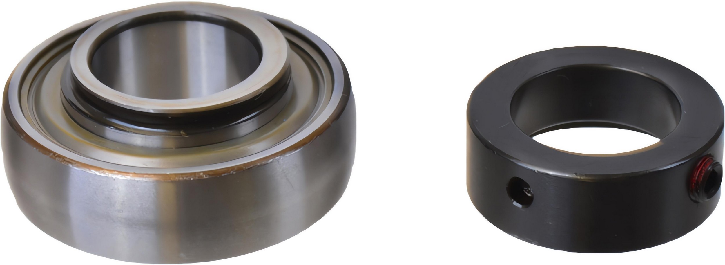 SKF Adapter Bearing Rubber Seals Locking Collar Nylon Retainer RA102-RRB 2.441"