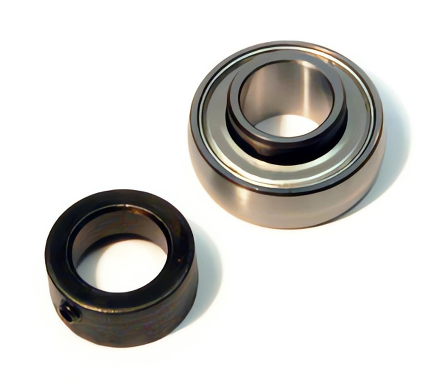 SKF Adapter Bearing Rubber Seals Locking Collar Nylon Retainer RA103-RRB 2.441"