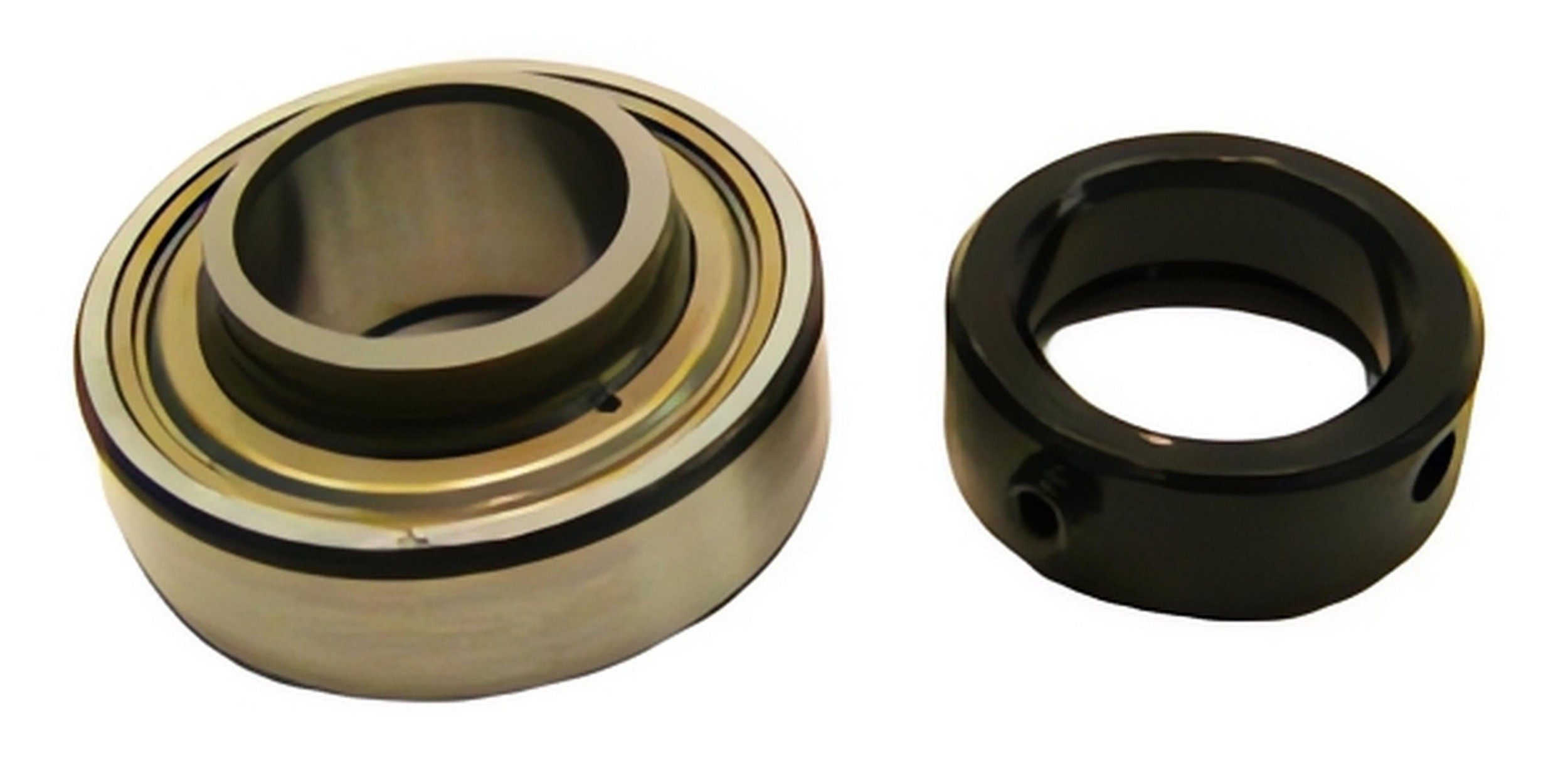 SKF Adapter Bearing Rubber Seals Locking Collar Nylon Retainer RA106-RR 2.835"