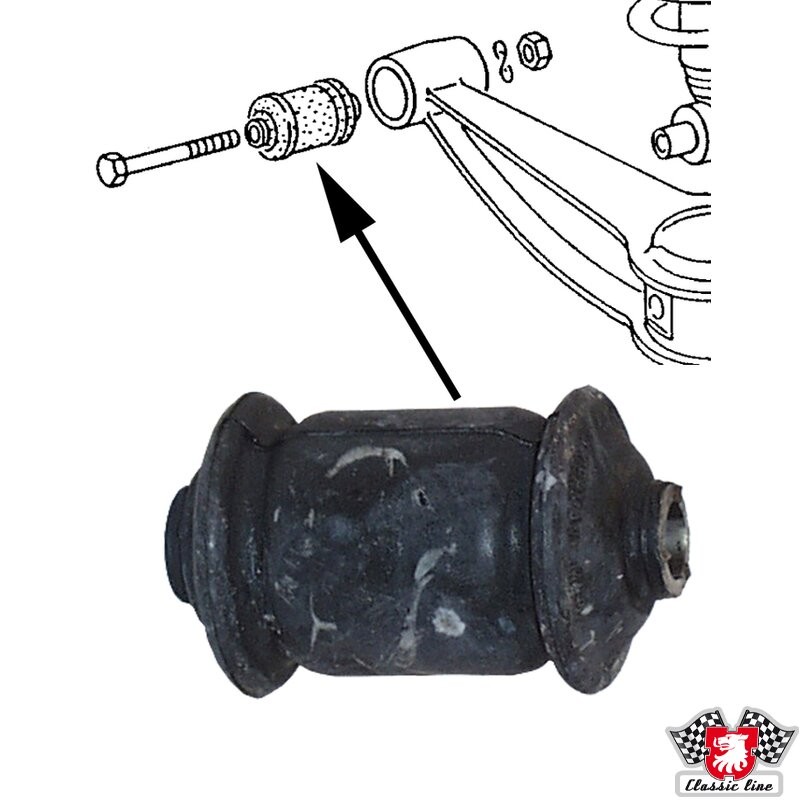 Control Arm Bushing : Lower, Left/Right